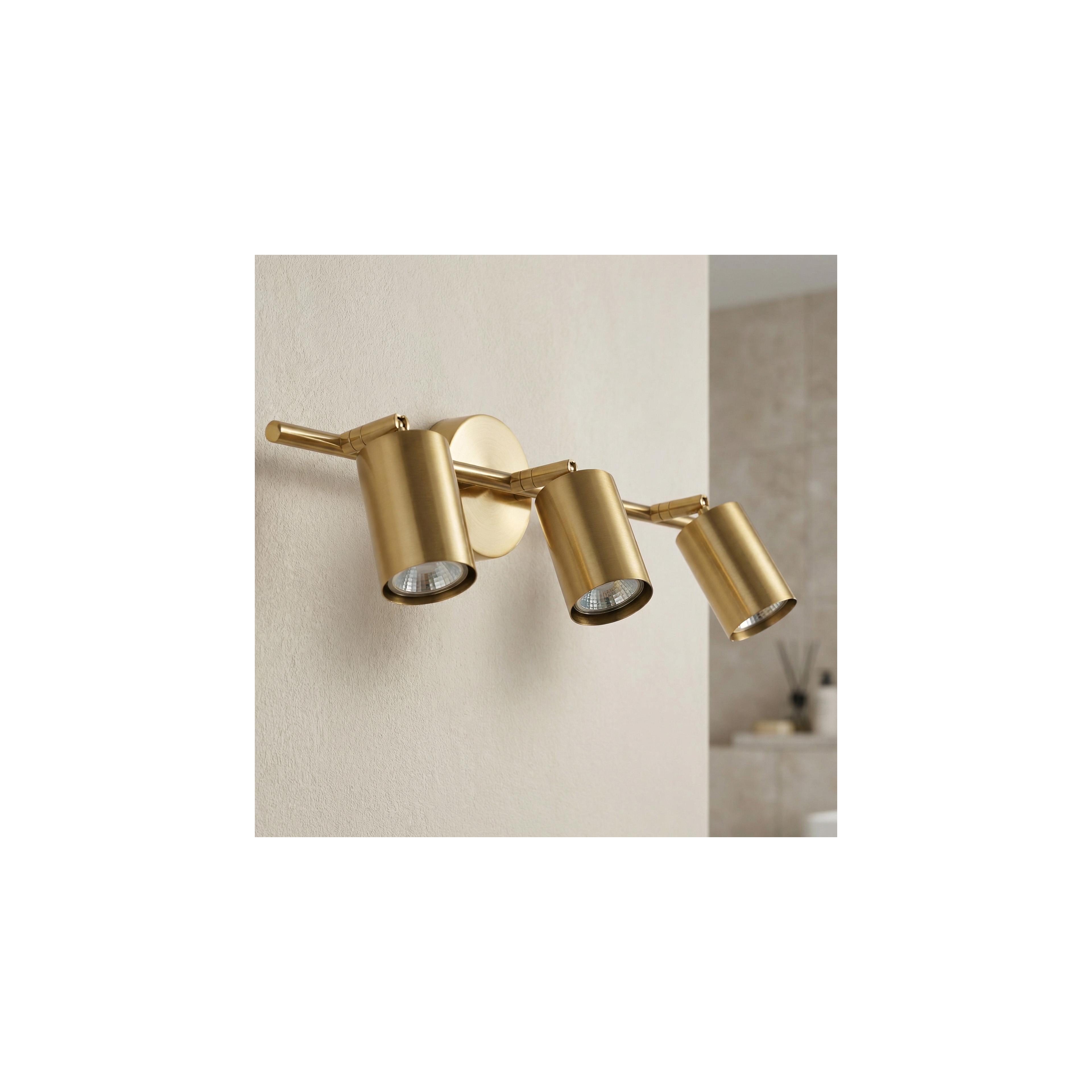 Koupelnové nástěnné svítidlo APP1898-3W BRUSH GOLD