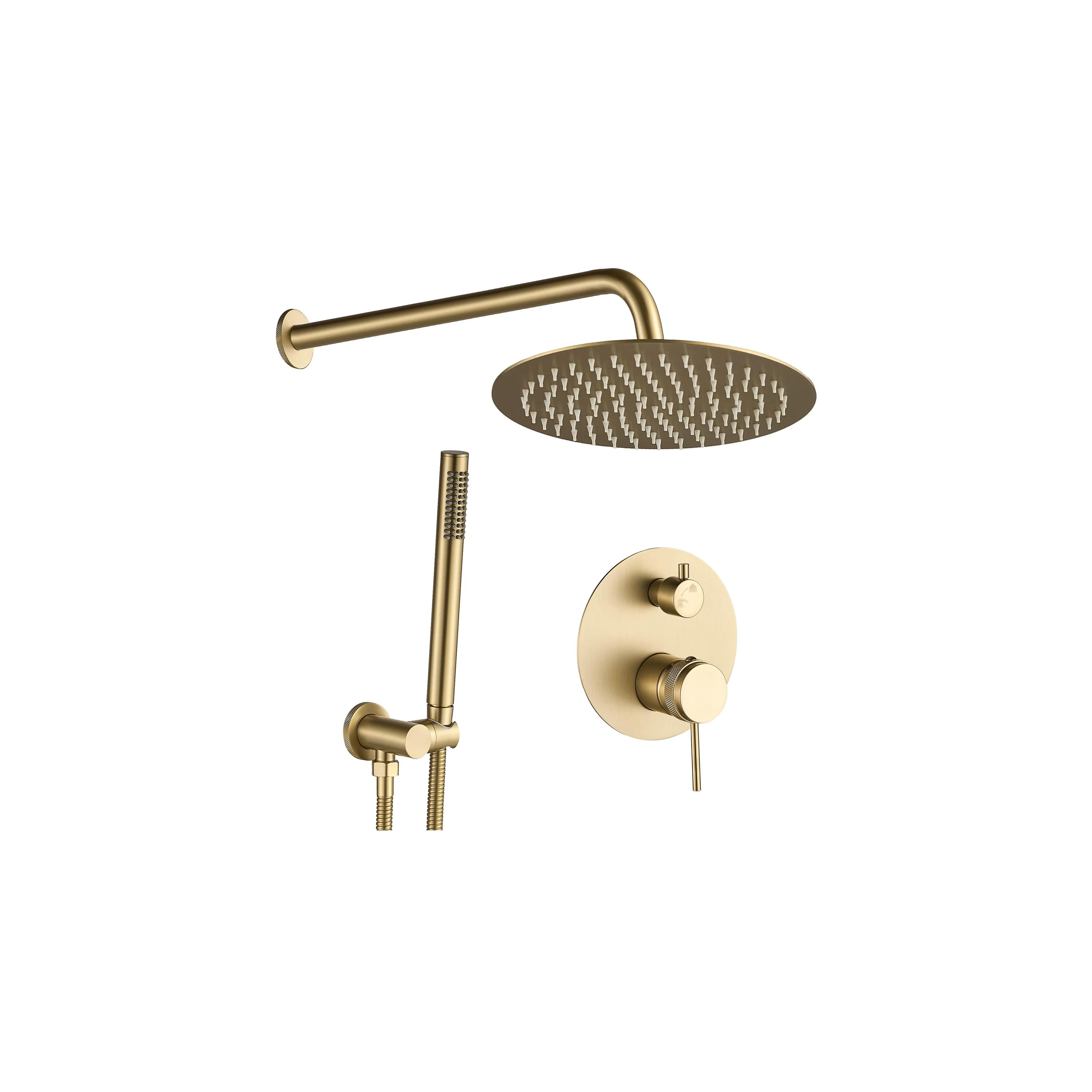 Unterputz Duschset Rea Lungo Grip Gold Brush  + BOX