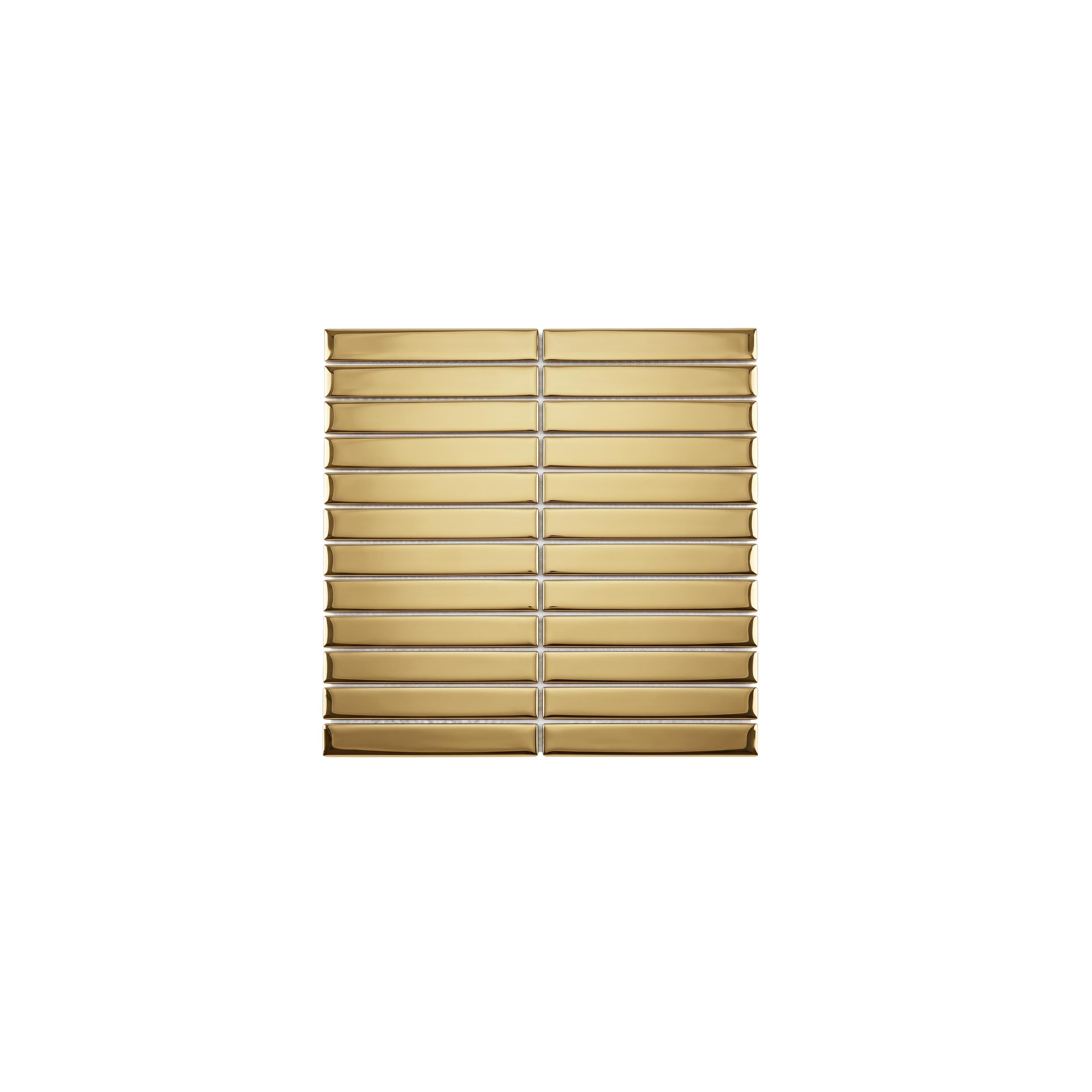 Mosaik Dekor P14457 30x30cm Gold Glass