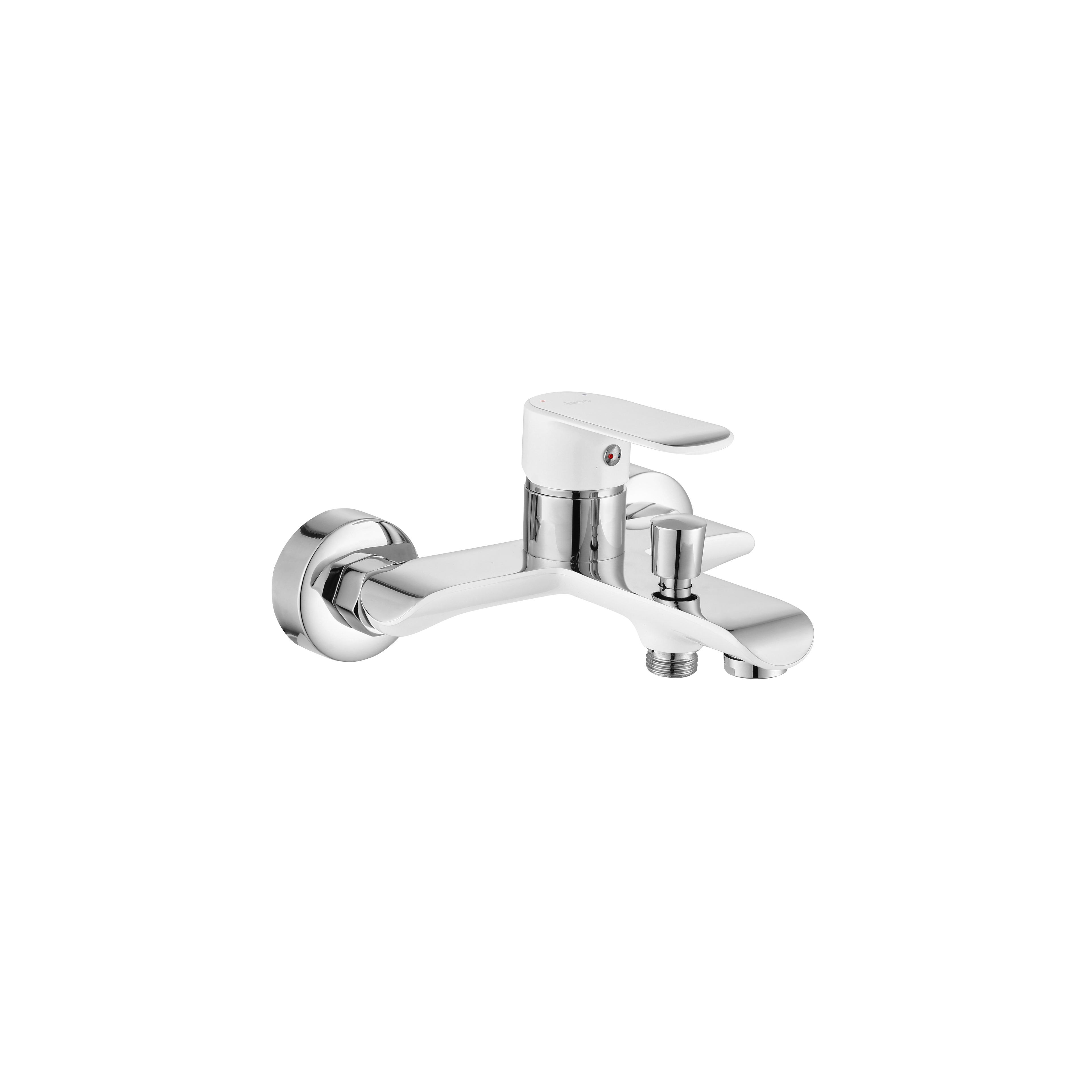 Wannenarmatur REA BLOOM White Chrome