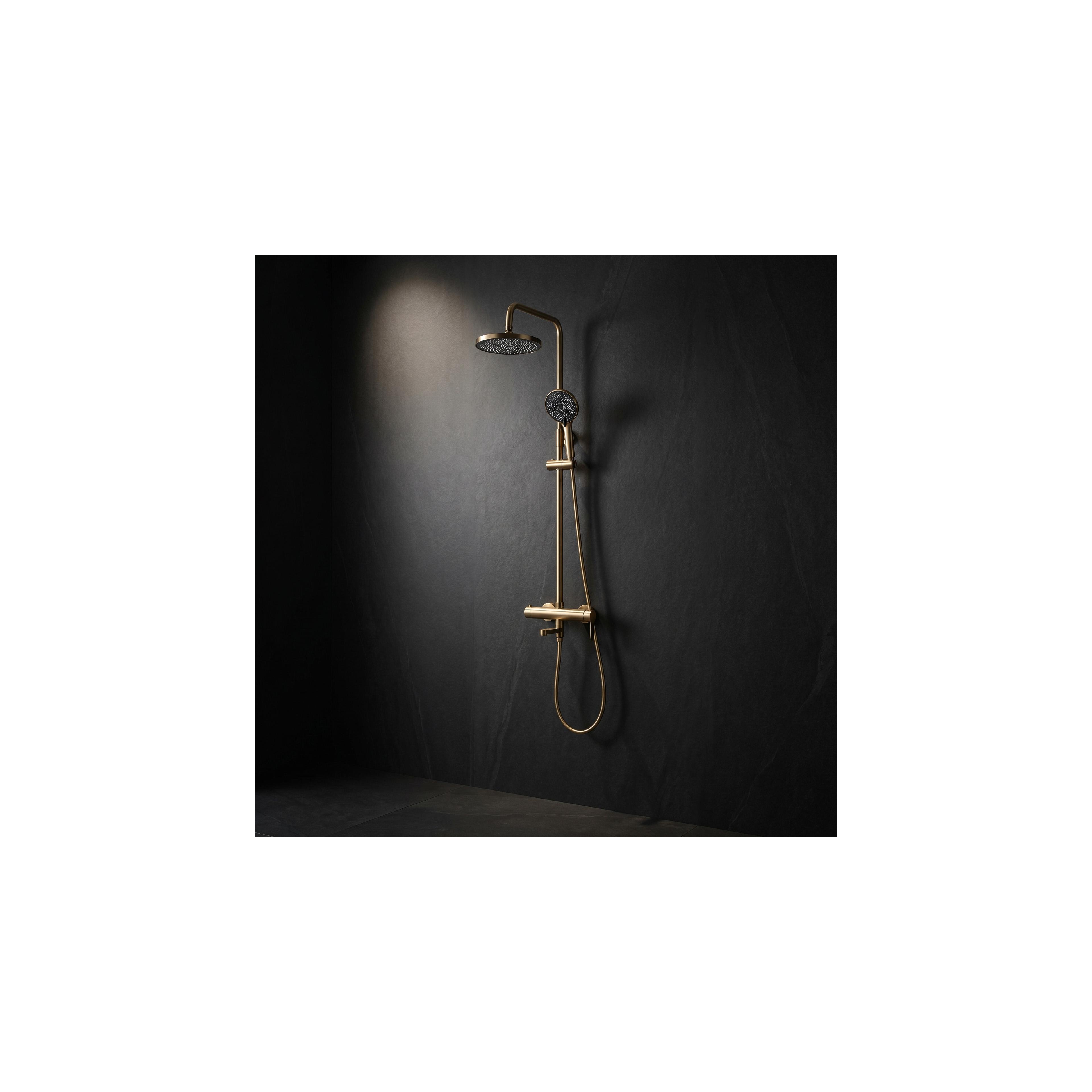 Shower Set Rea Arcos brush gold