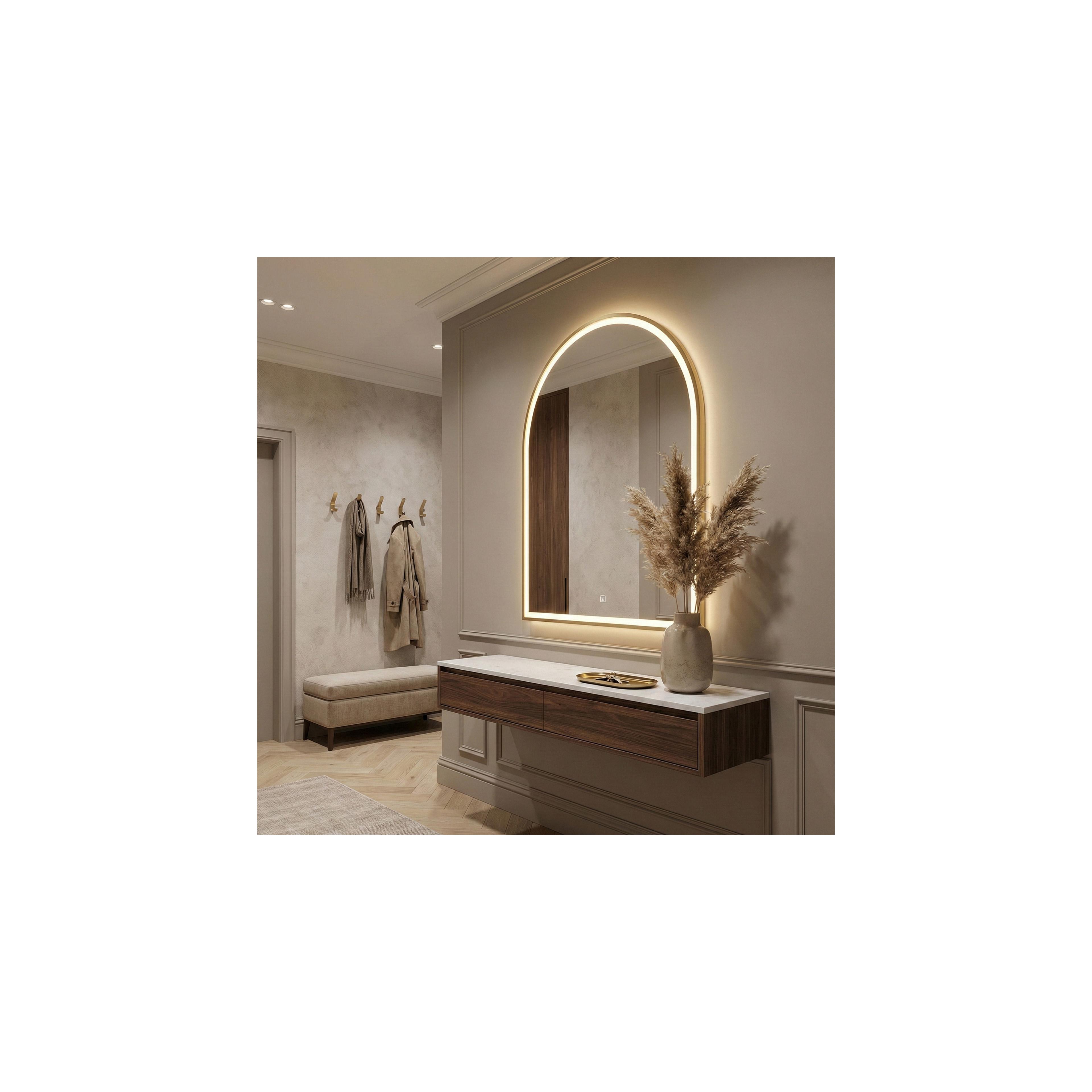 Mirror LED 60x100cm DART GOLD