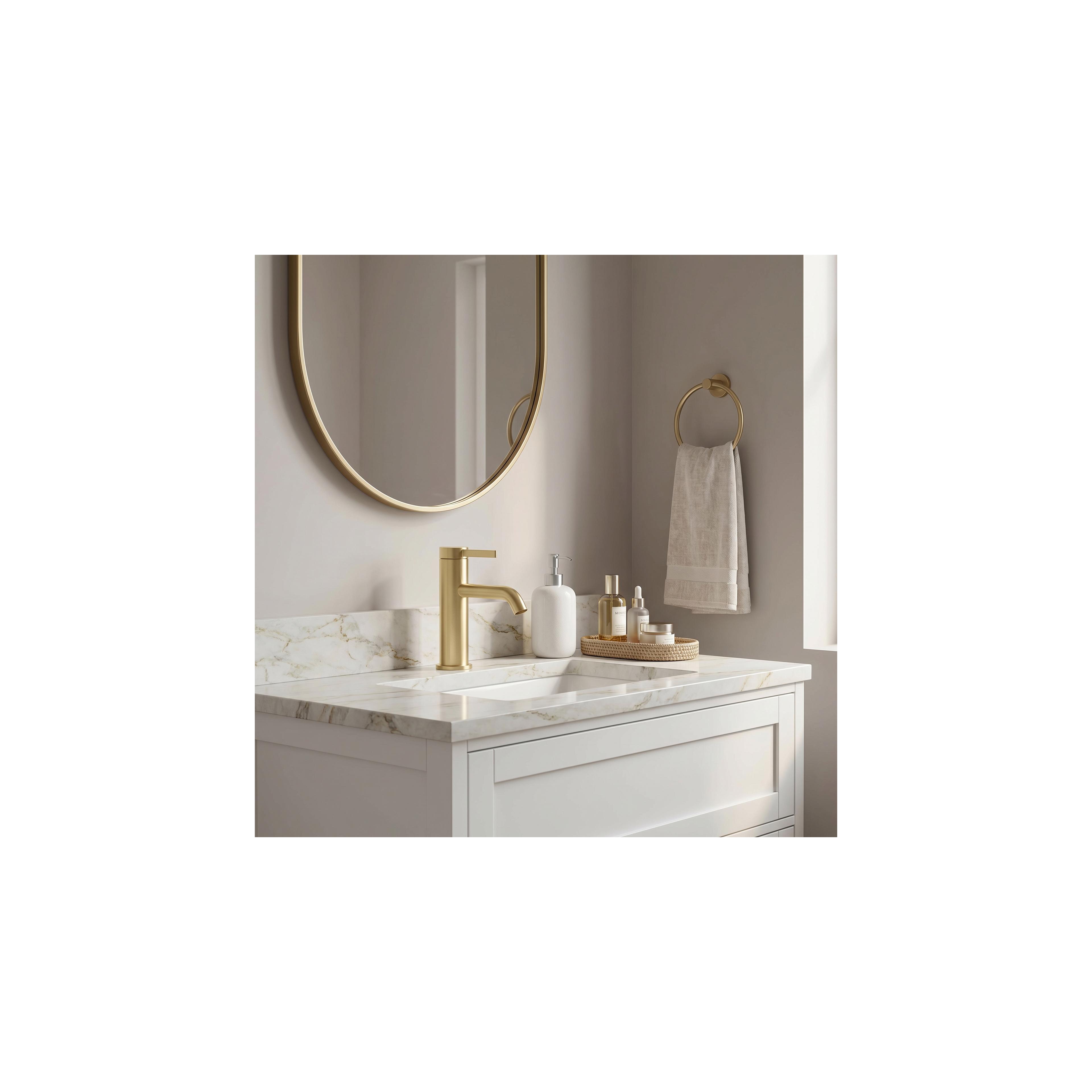 Bathroom faucet Rea Rivo Brush Gold