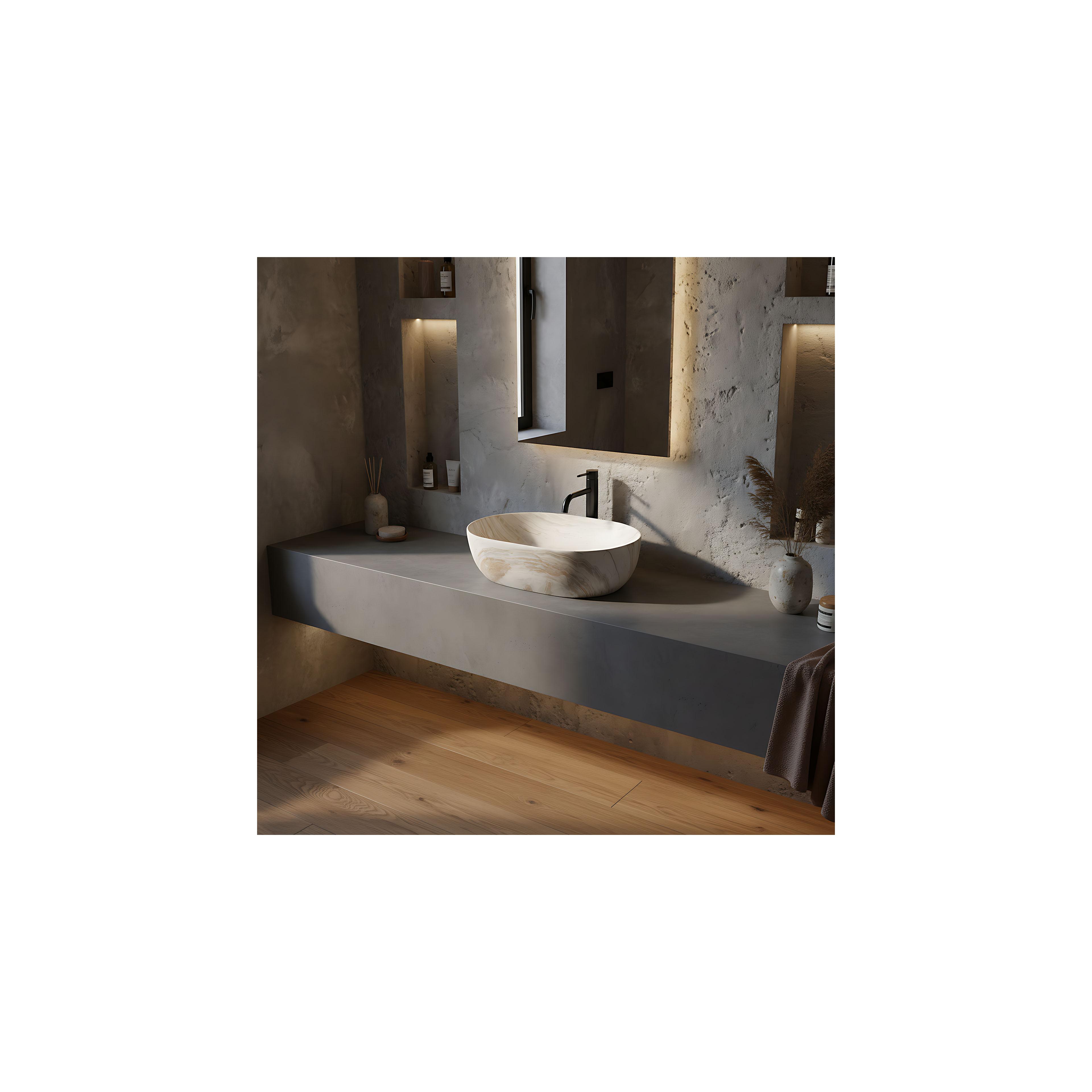 Aufsatzwaschbecken Rea Amelia Saturn 48