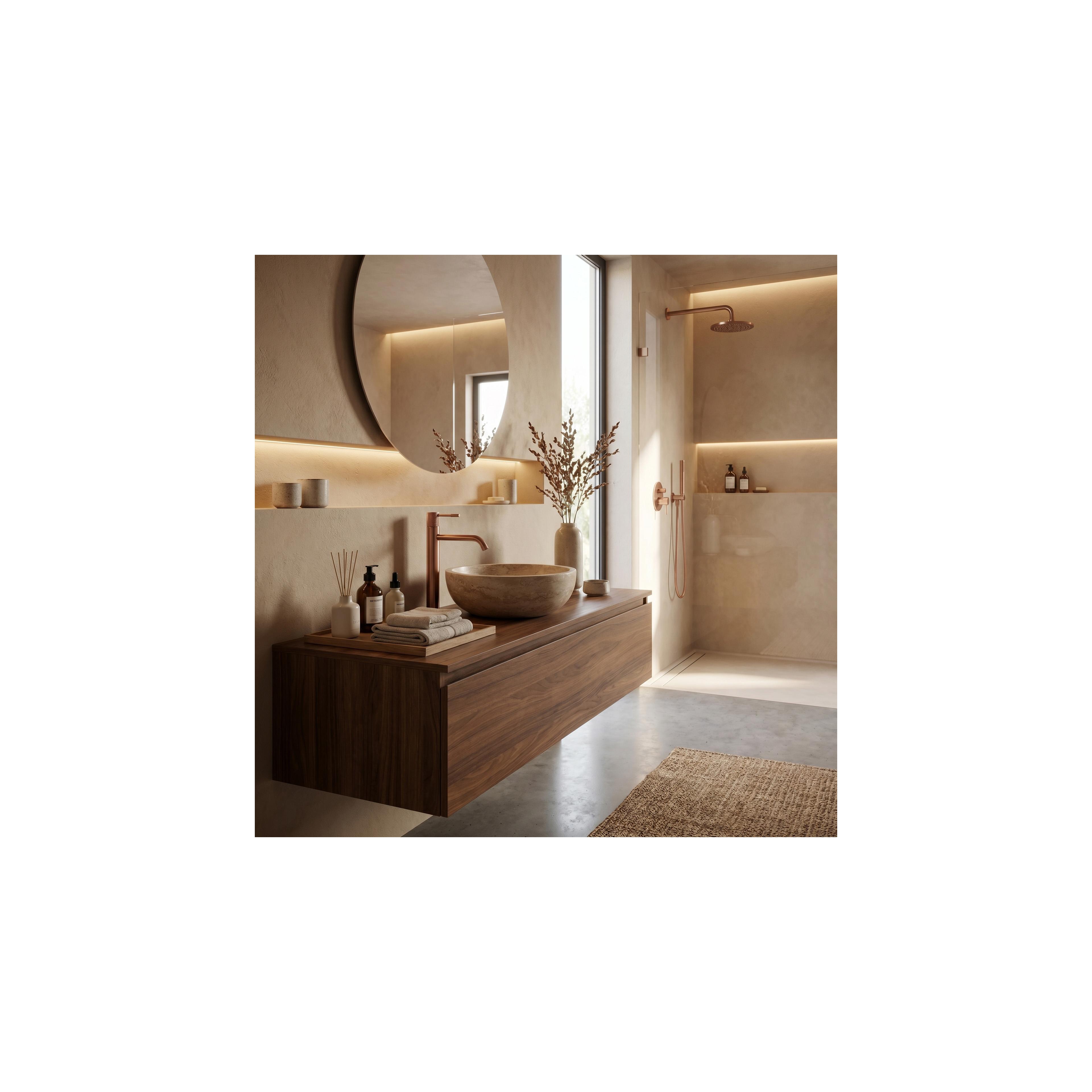 Waschbeckenarmatur Rea  Venti Copper high