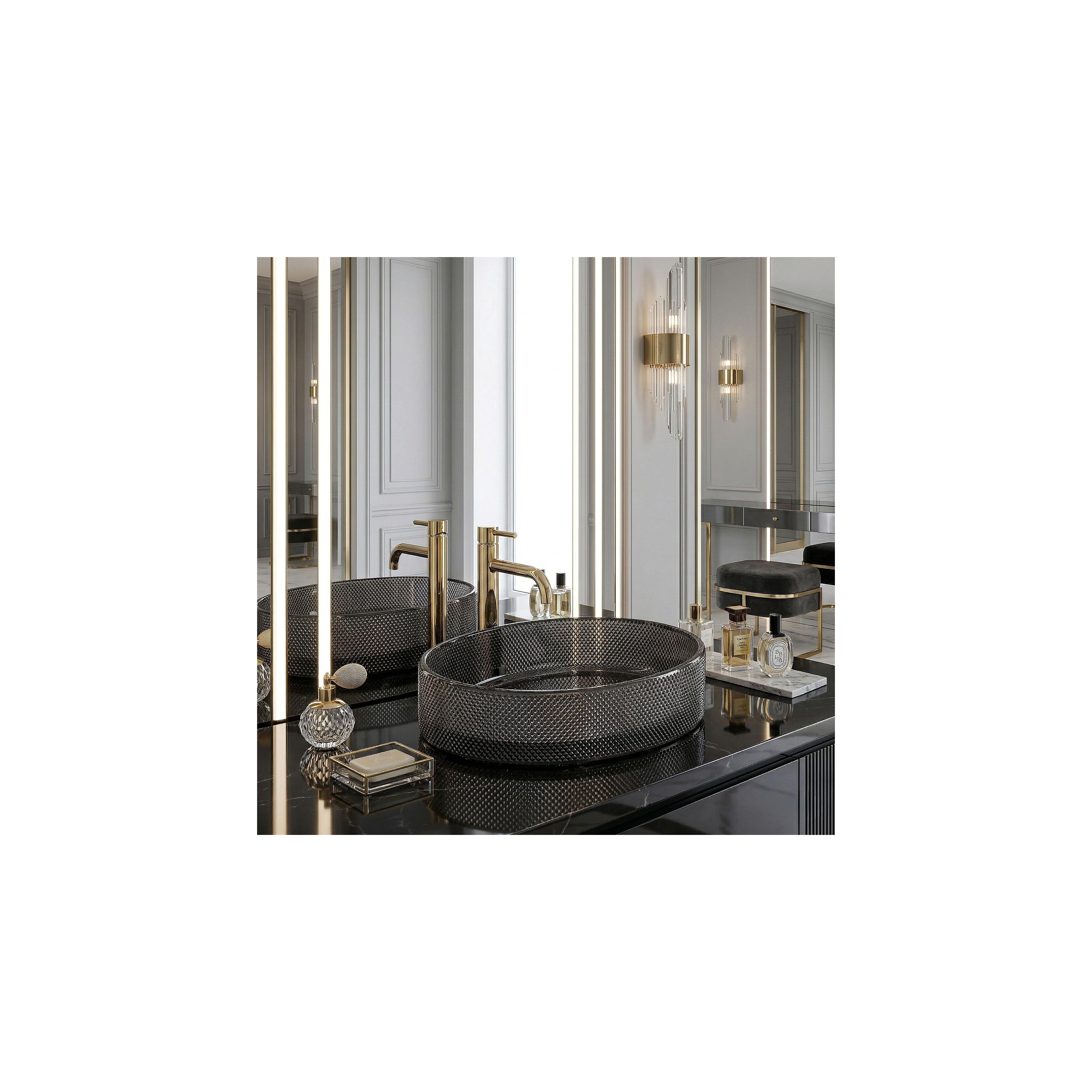 Countertop washbasin REA Mirella Black