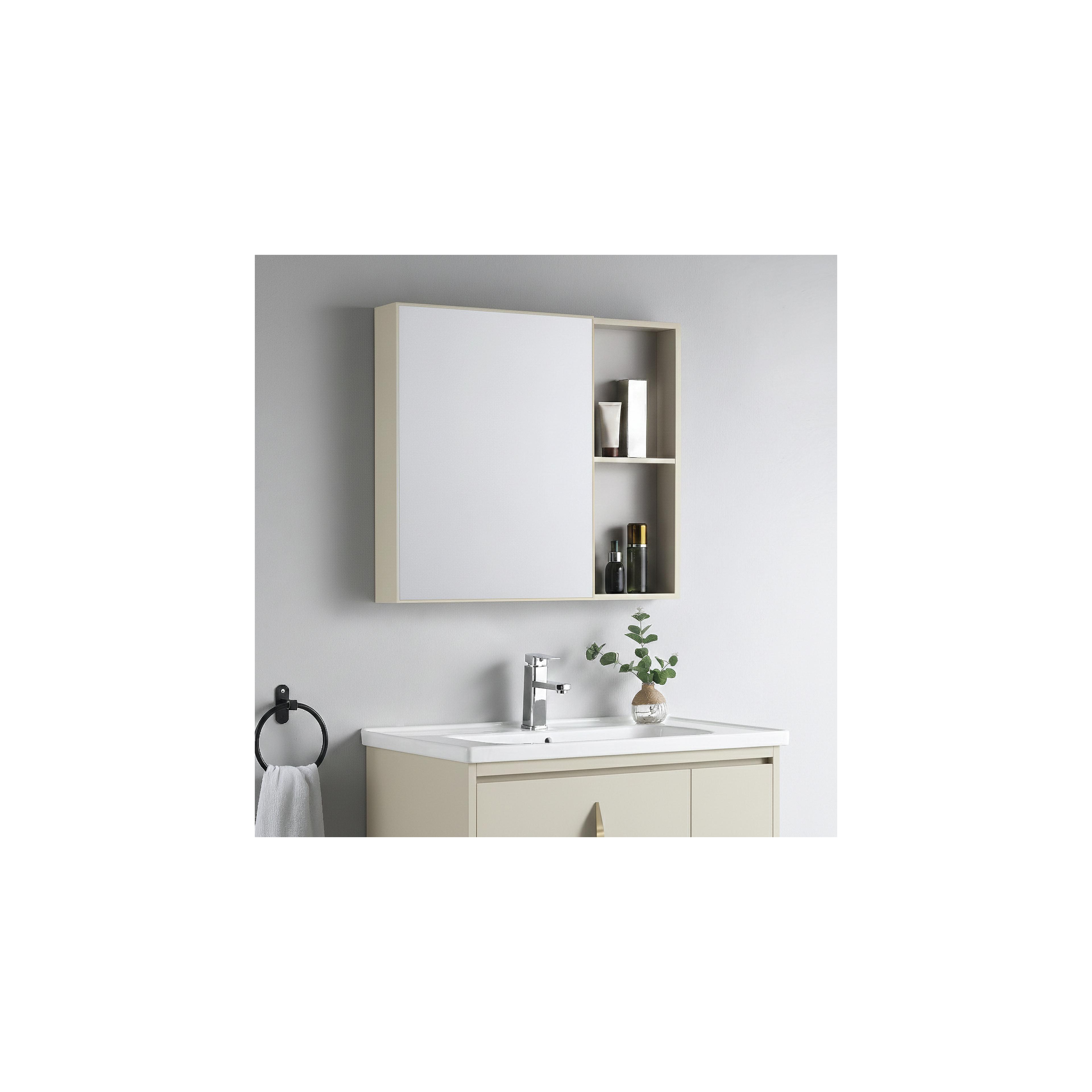 Badezimmermöbel-Set mit Waschbecken Paris 60cm Beige