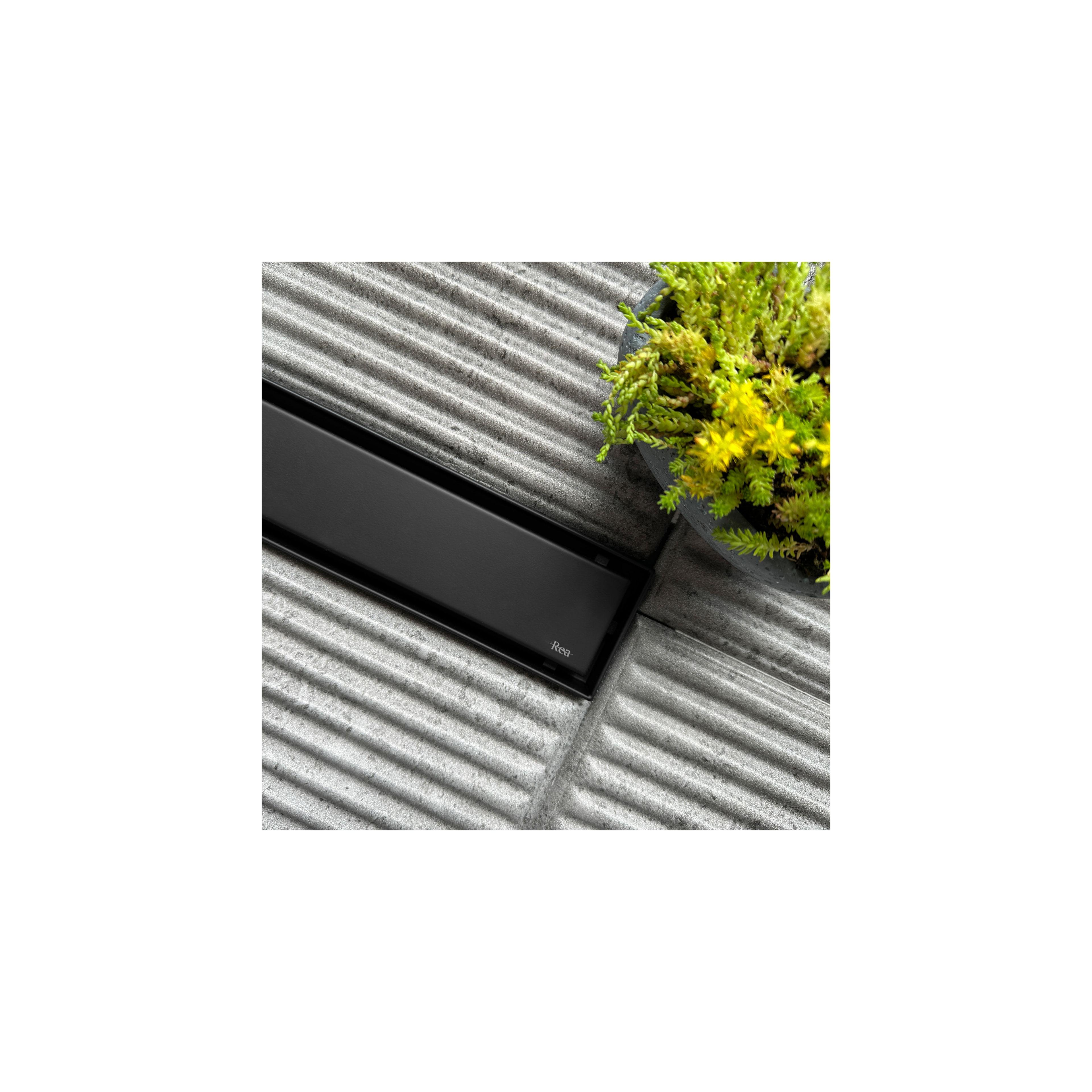 Lineaire afvoer Rea Neox Pro Black 90
