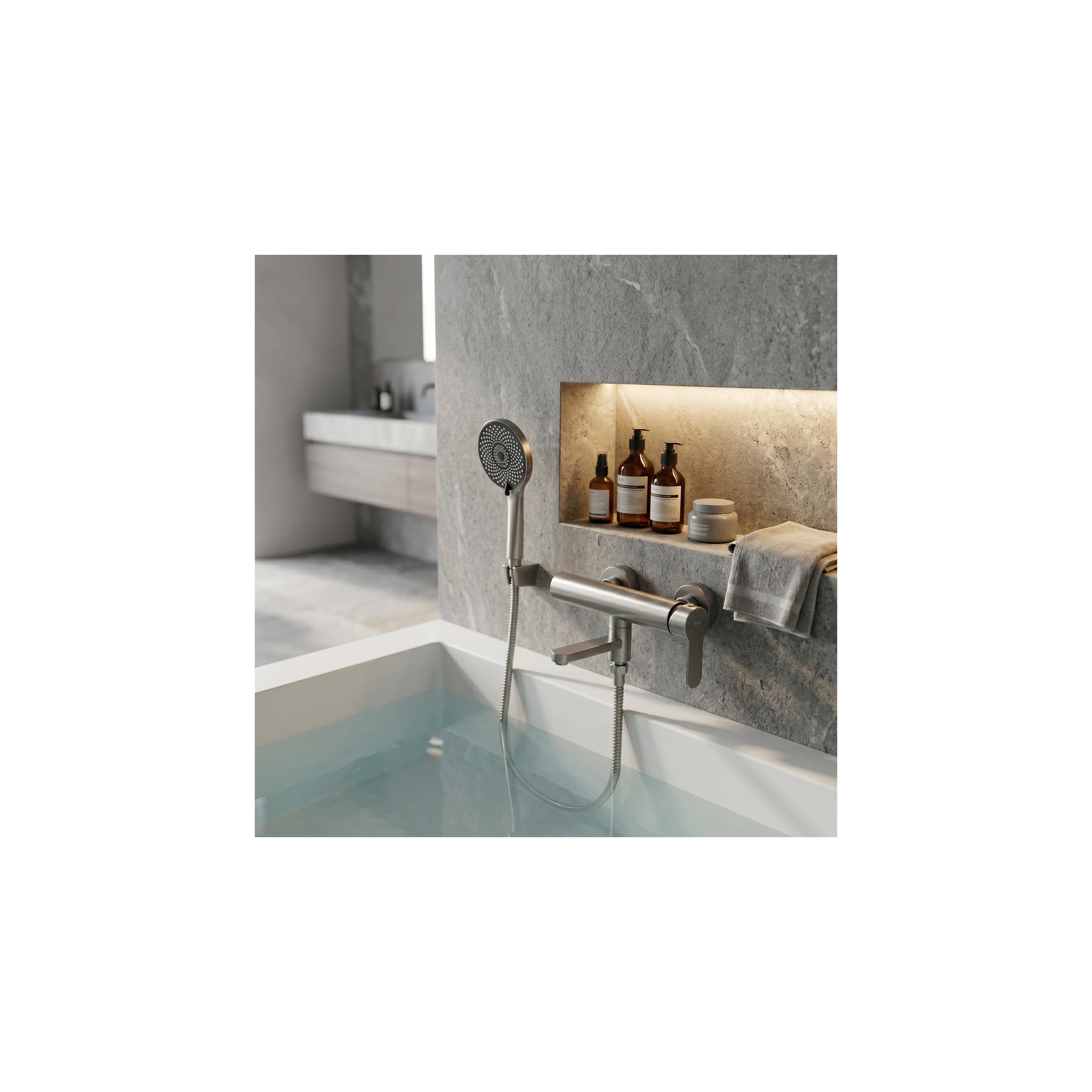 Wannenarmatur Rea Arcos Brushed Nickel