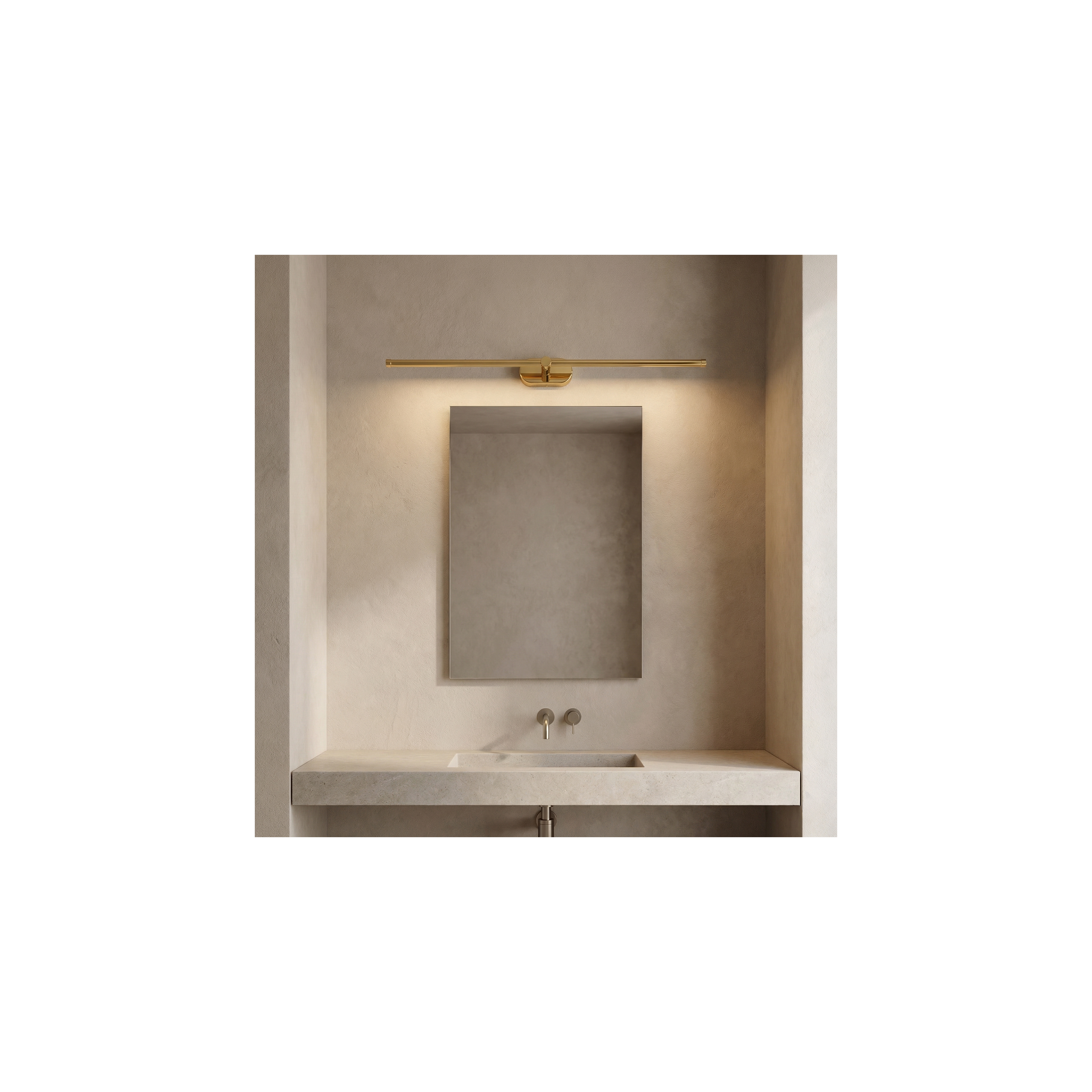 Bad LED-Wandleuchte APP1891-1W 80 cm GOLD