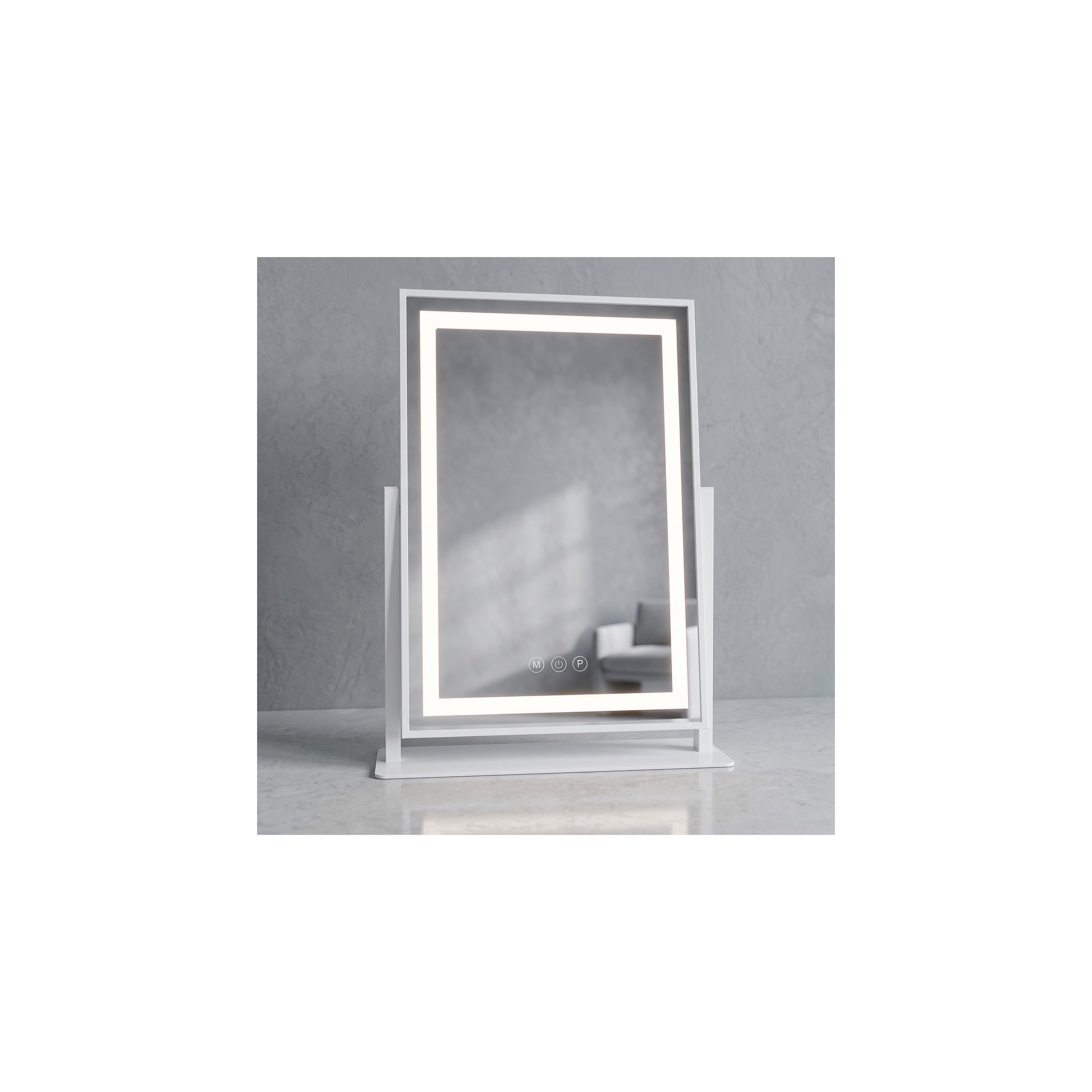 Spiegel LED LUMI White 30x40cm