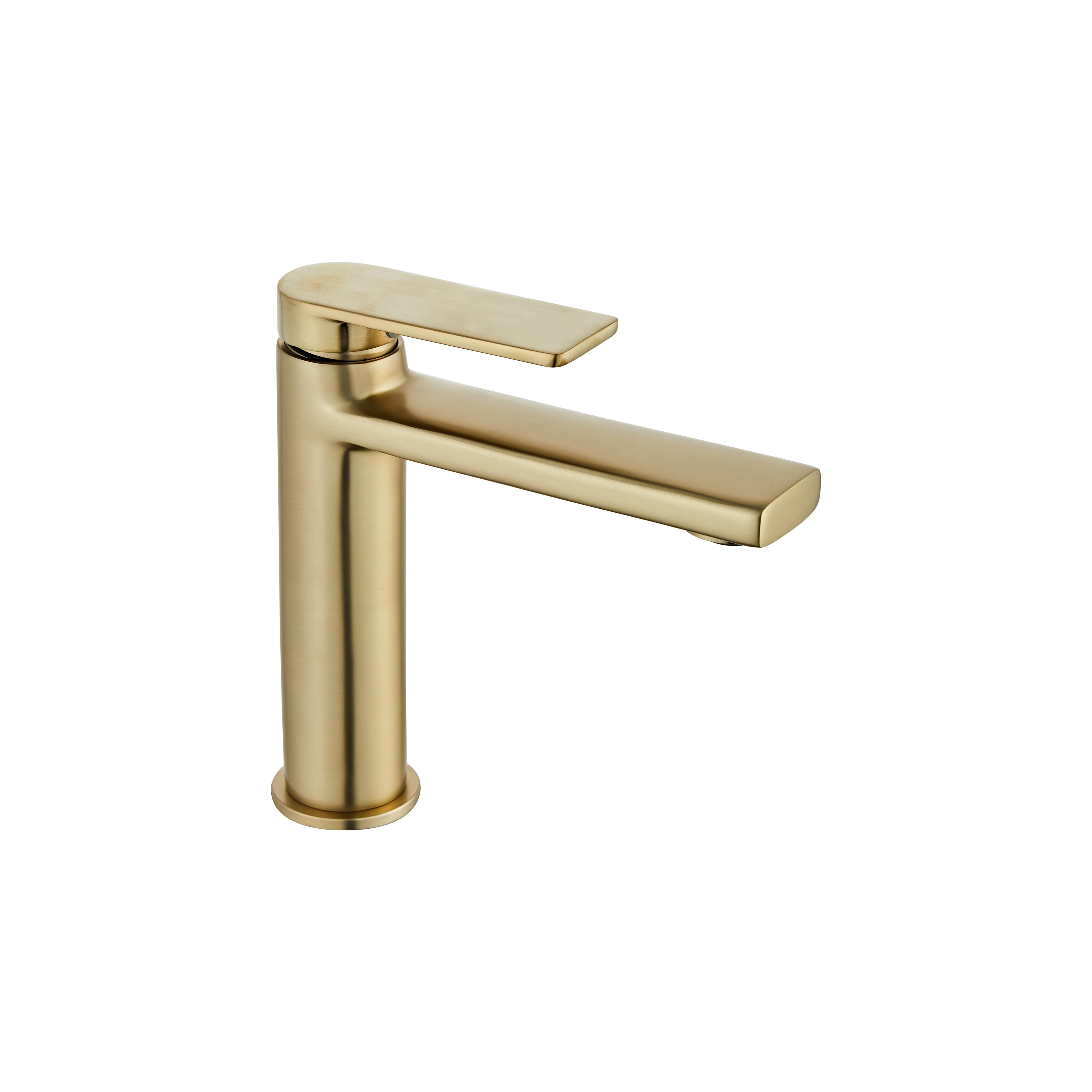 Waschbeckenarmatur Rea Verso Brush Goldlow