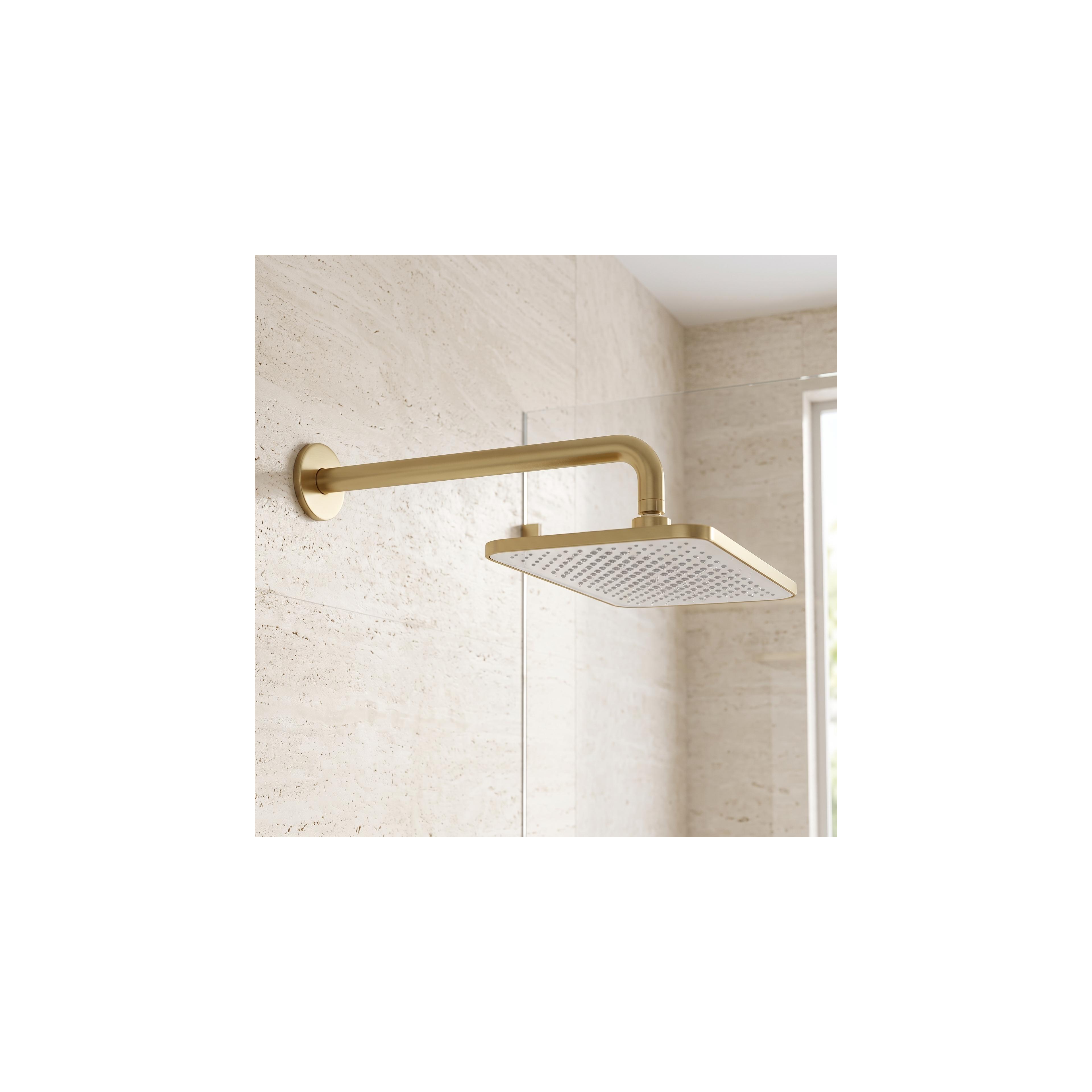 Правоъгълна душ пита REA JS-032 Brushed Gold
