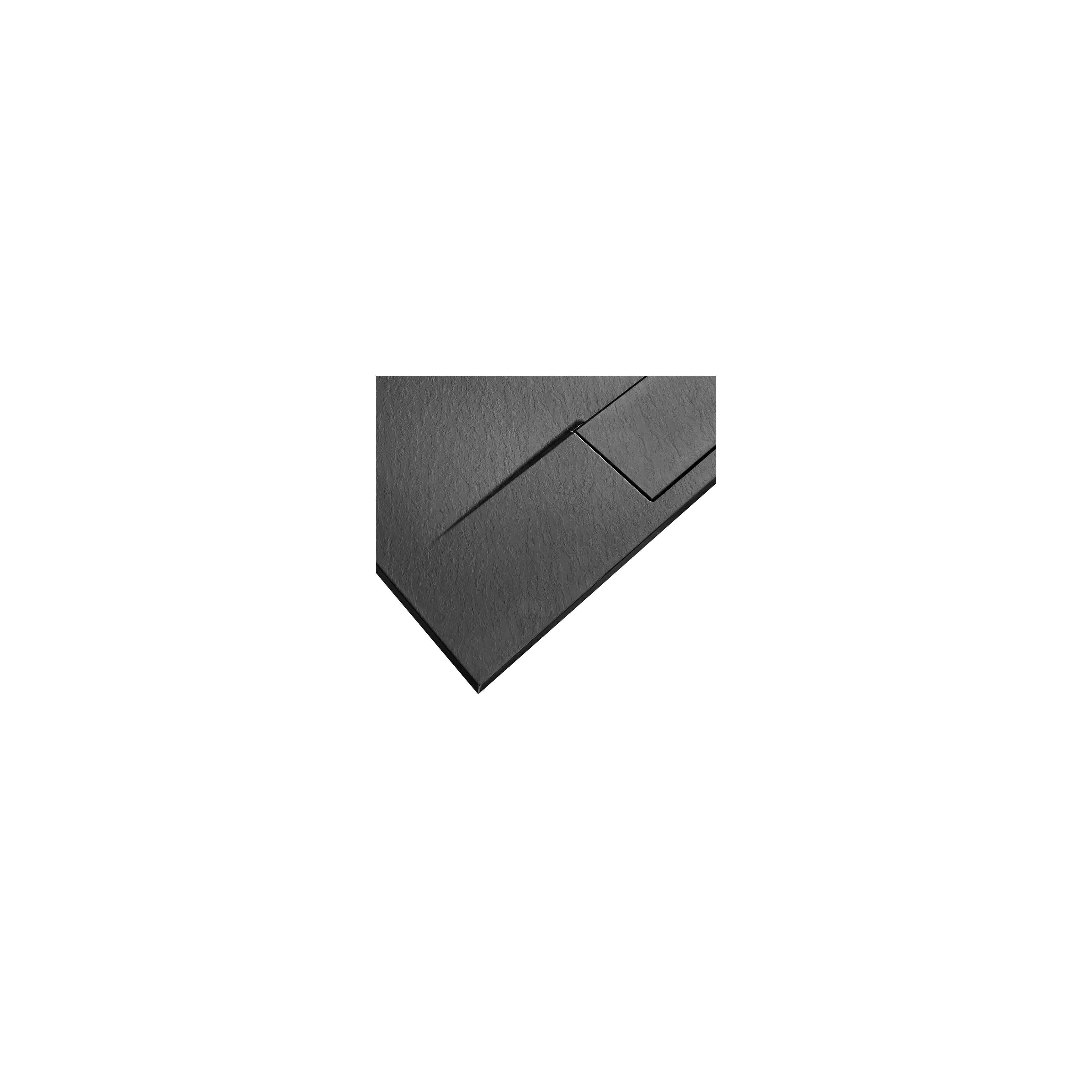 Bazalt long Black 80x100 tuš kada