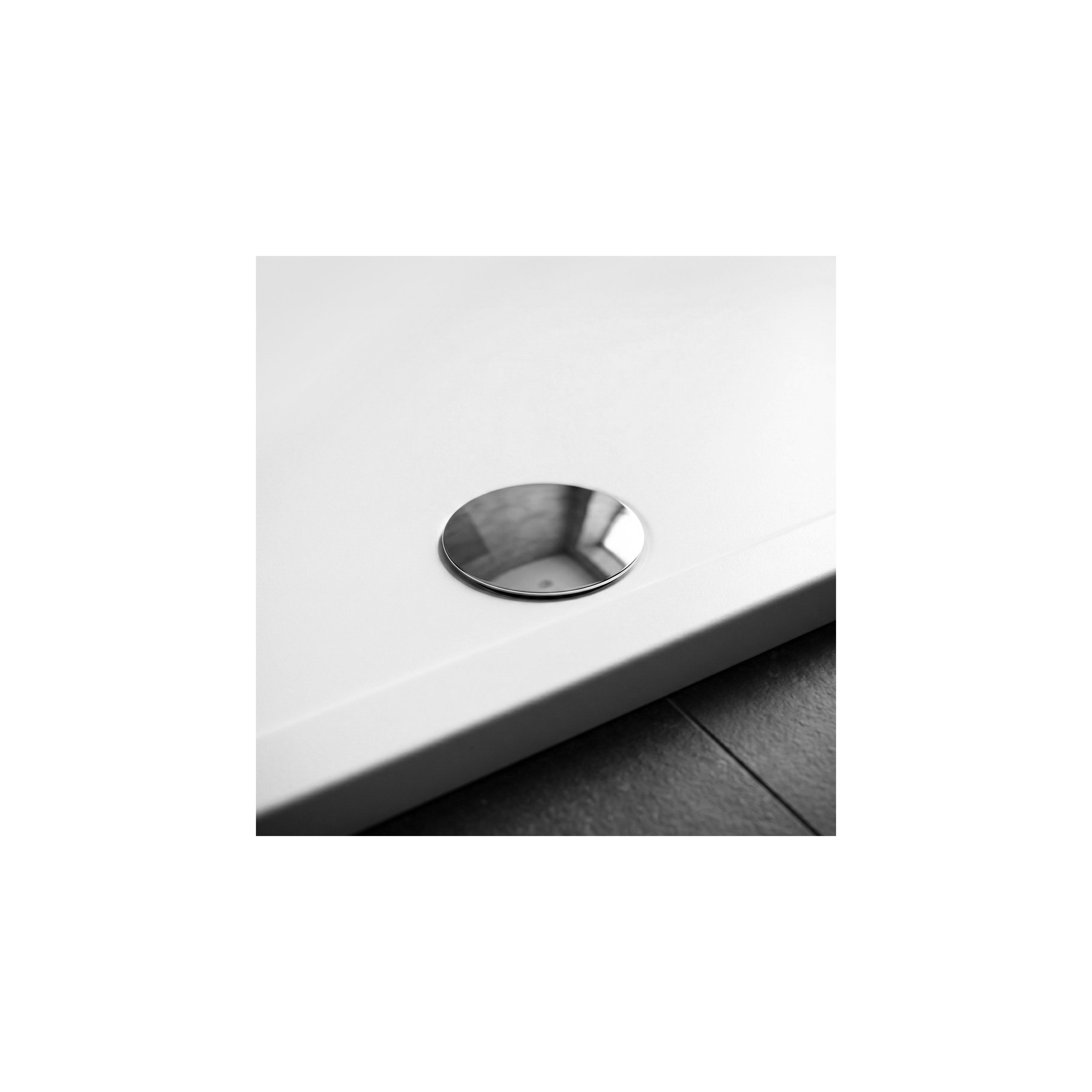 Douchebak Rea Belmond White 80x100 Chrome