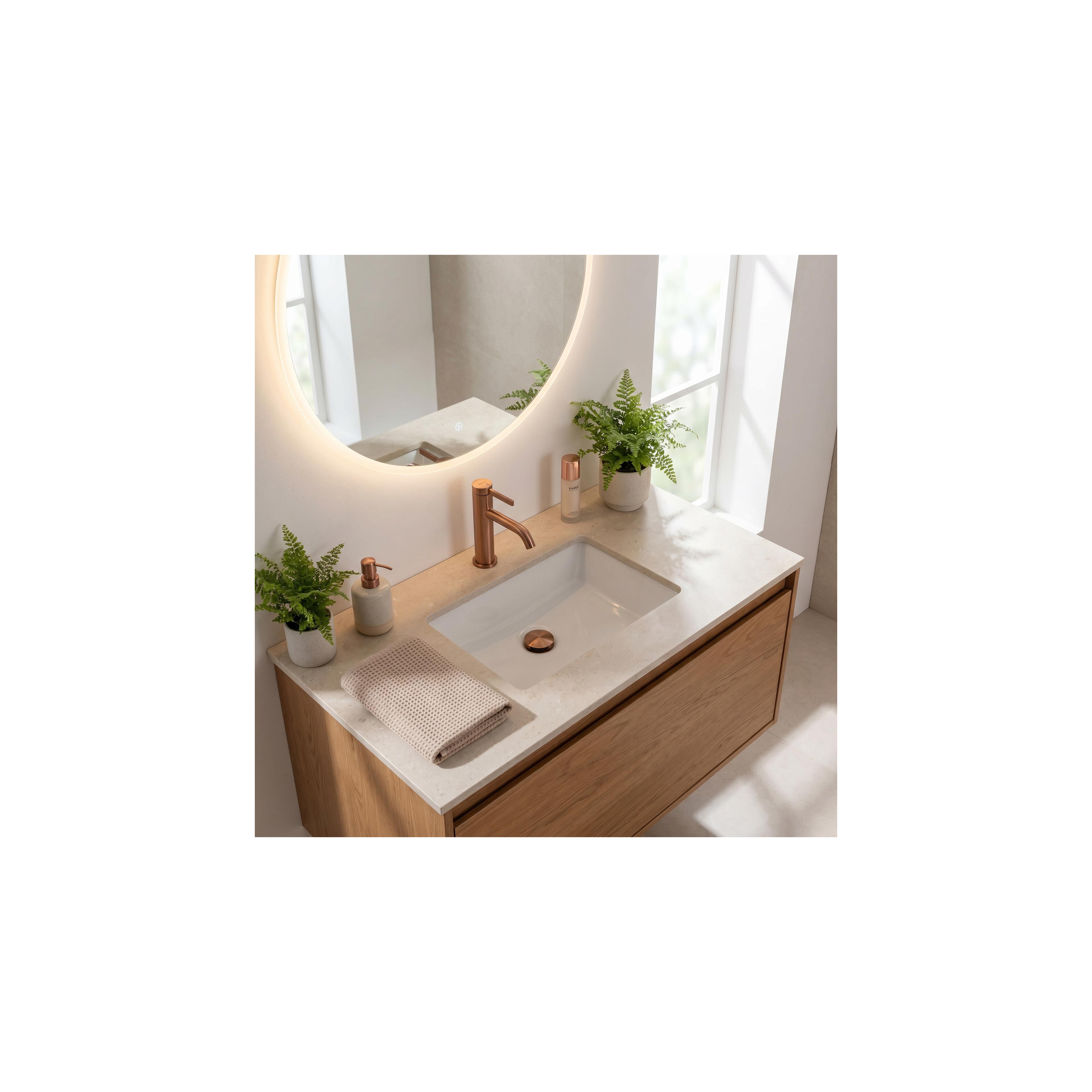 Bathroom faucet Rea Rivo Brush Copper