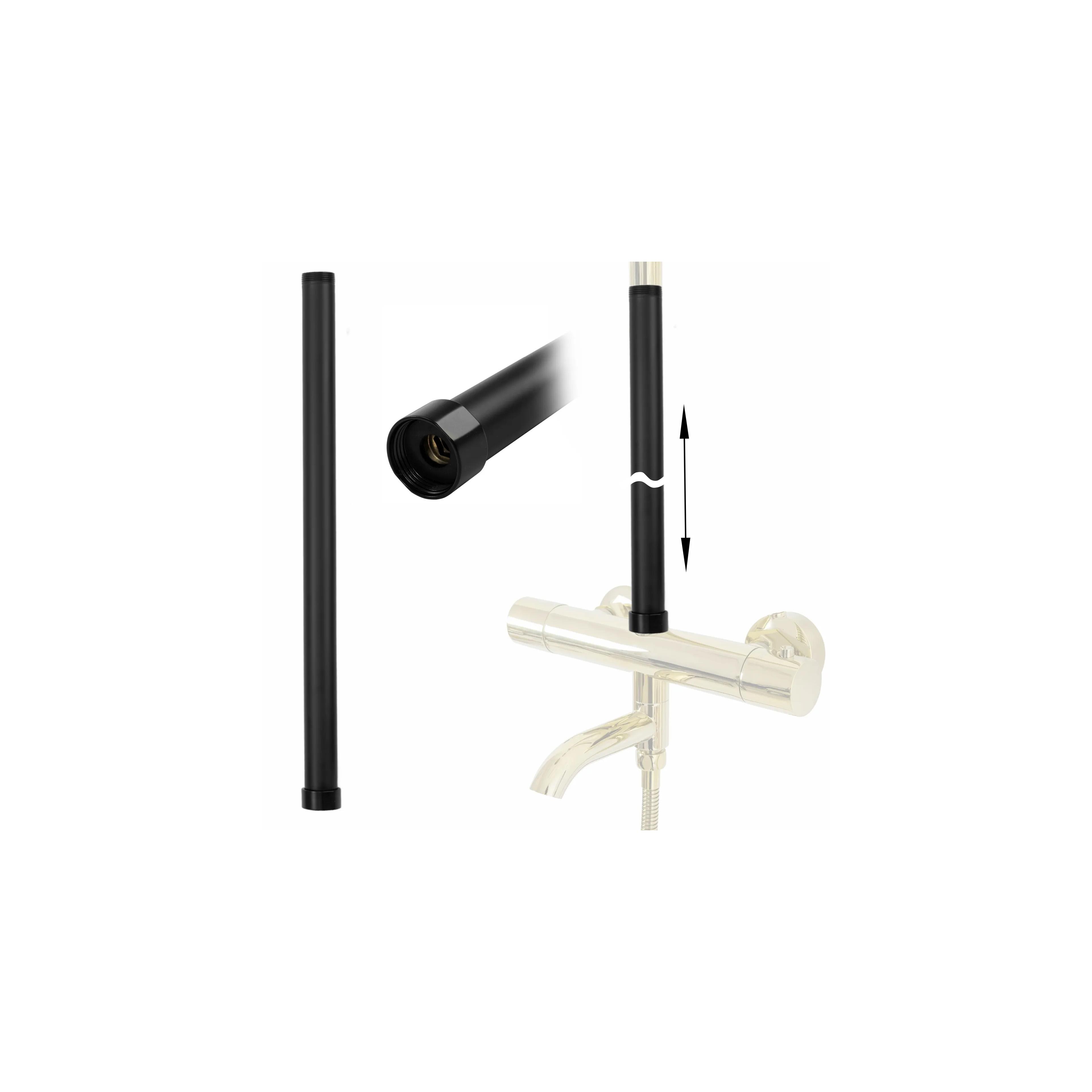 Hosszabbító kád-zuhany szetthez BLACK 50cm