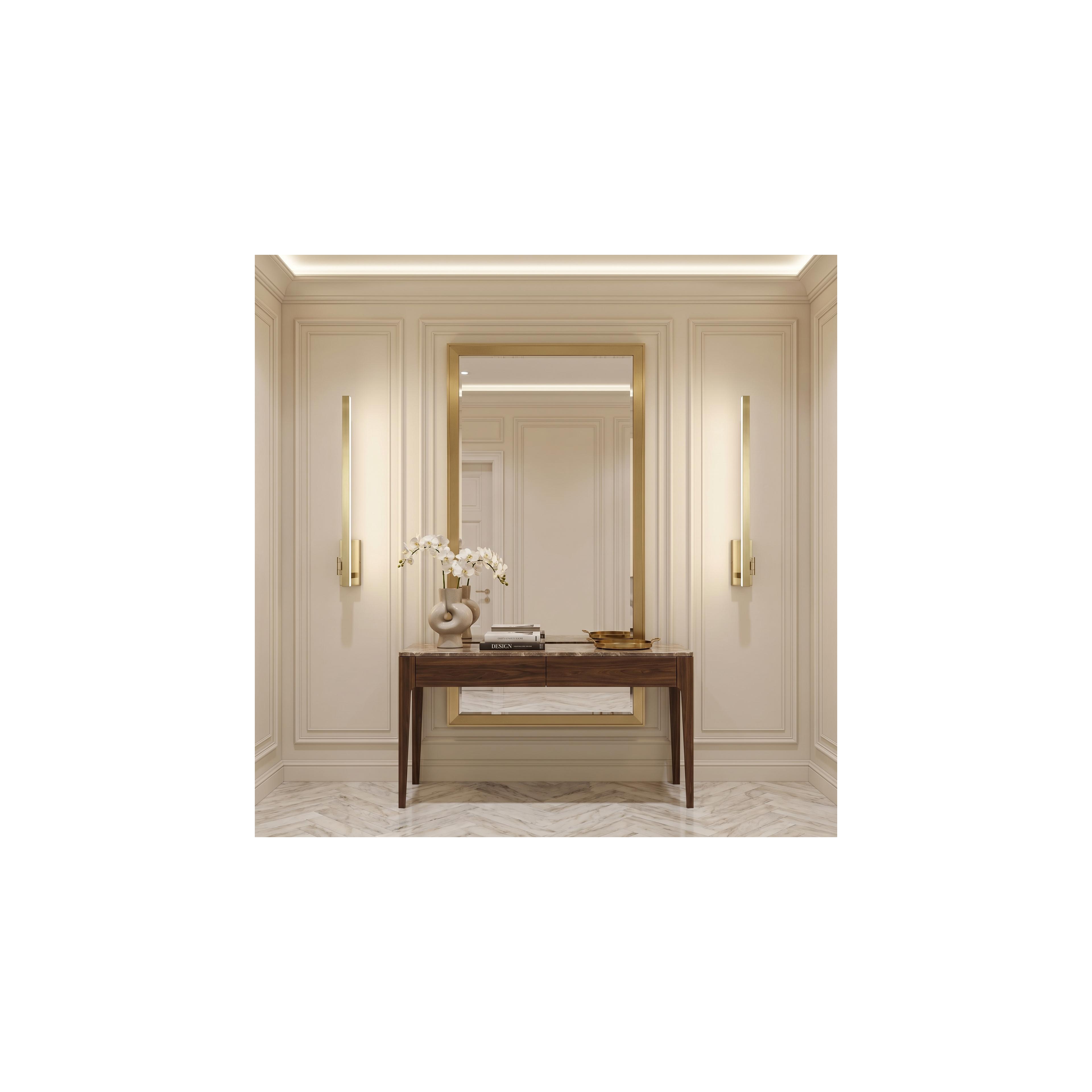 Bad LED-Wandleuchte SWE033-1W 80cm BRUSH GOLD