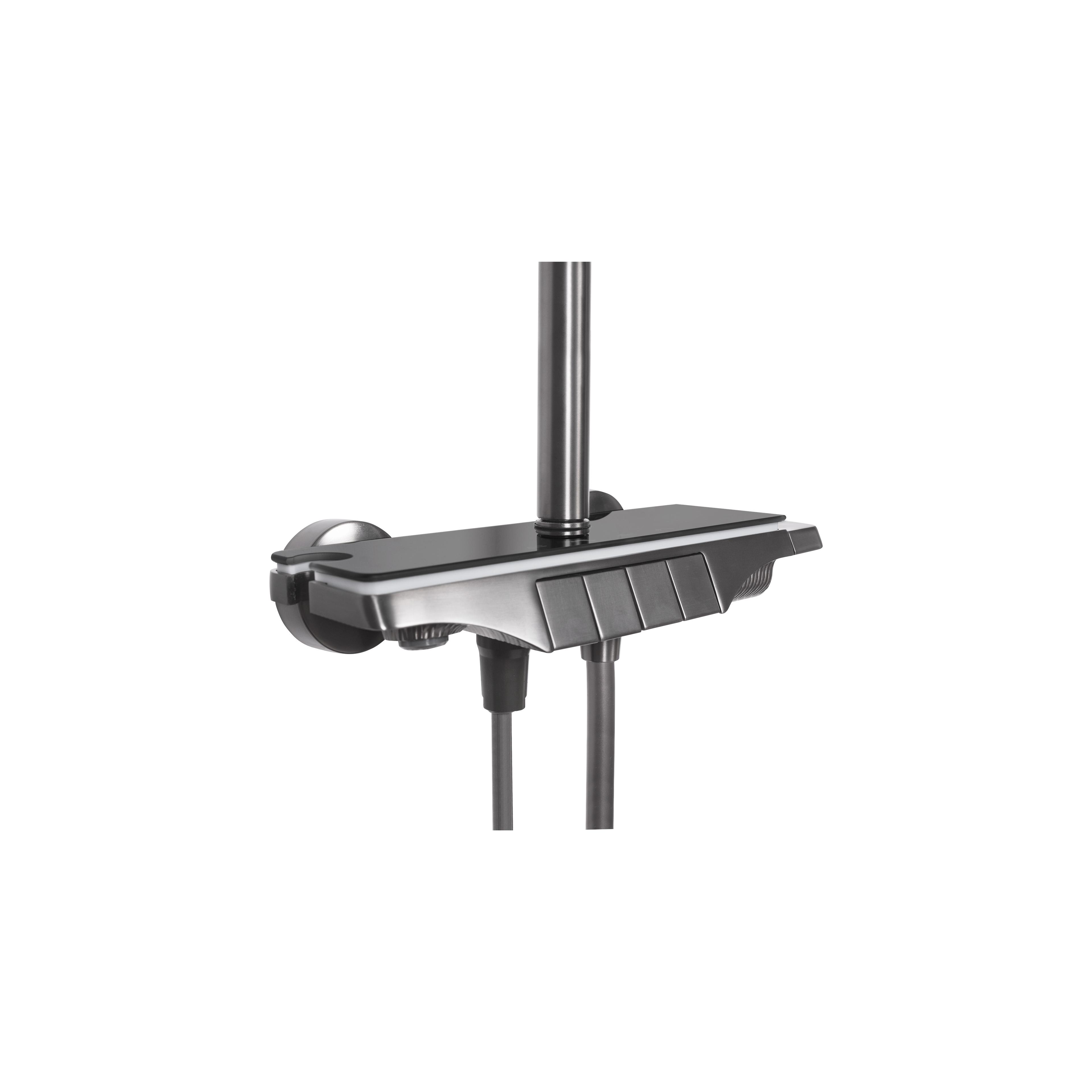 Shower set REA Savio Led Titanium