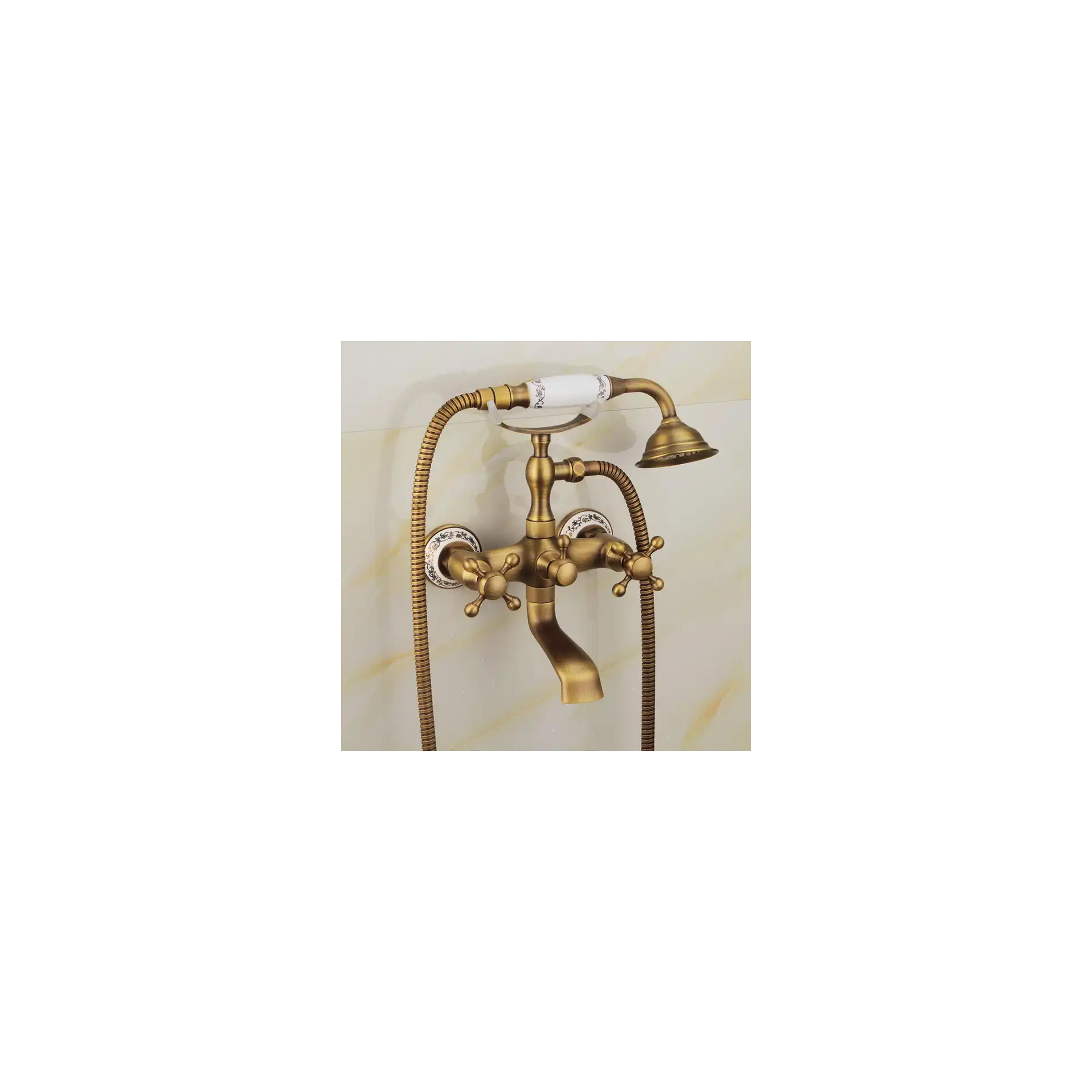 Rea miješalica za kadu Rustico Antique Gold