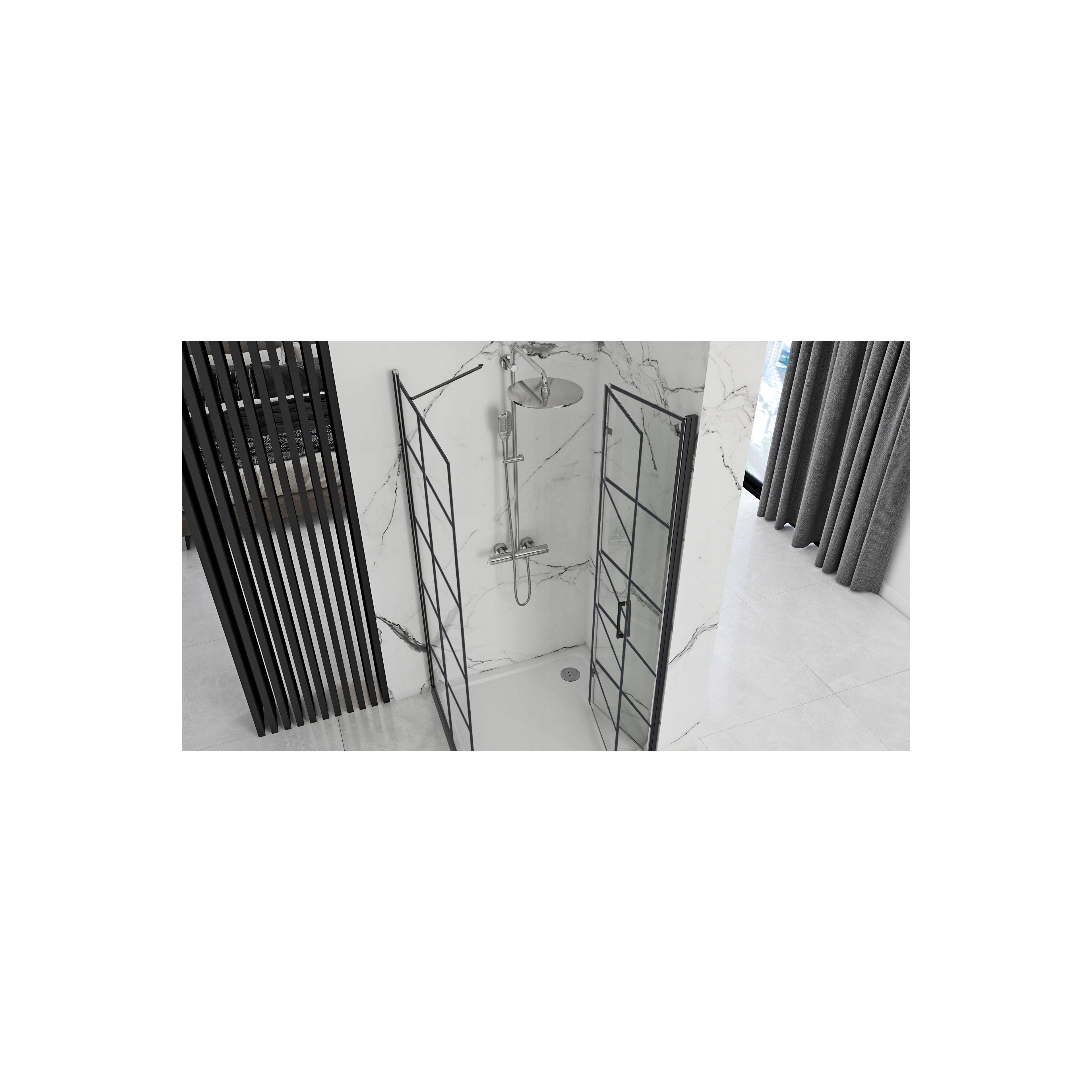 Duschkabine Rea Molier Black 110x90
