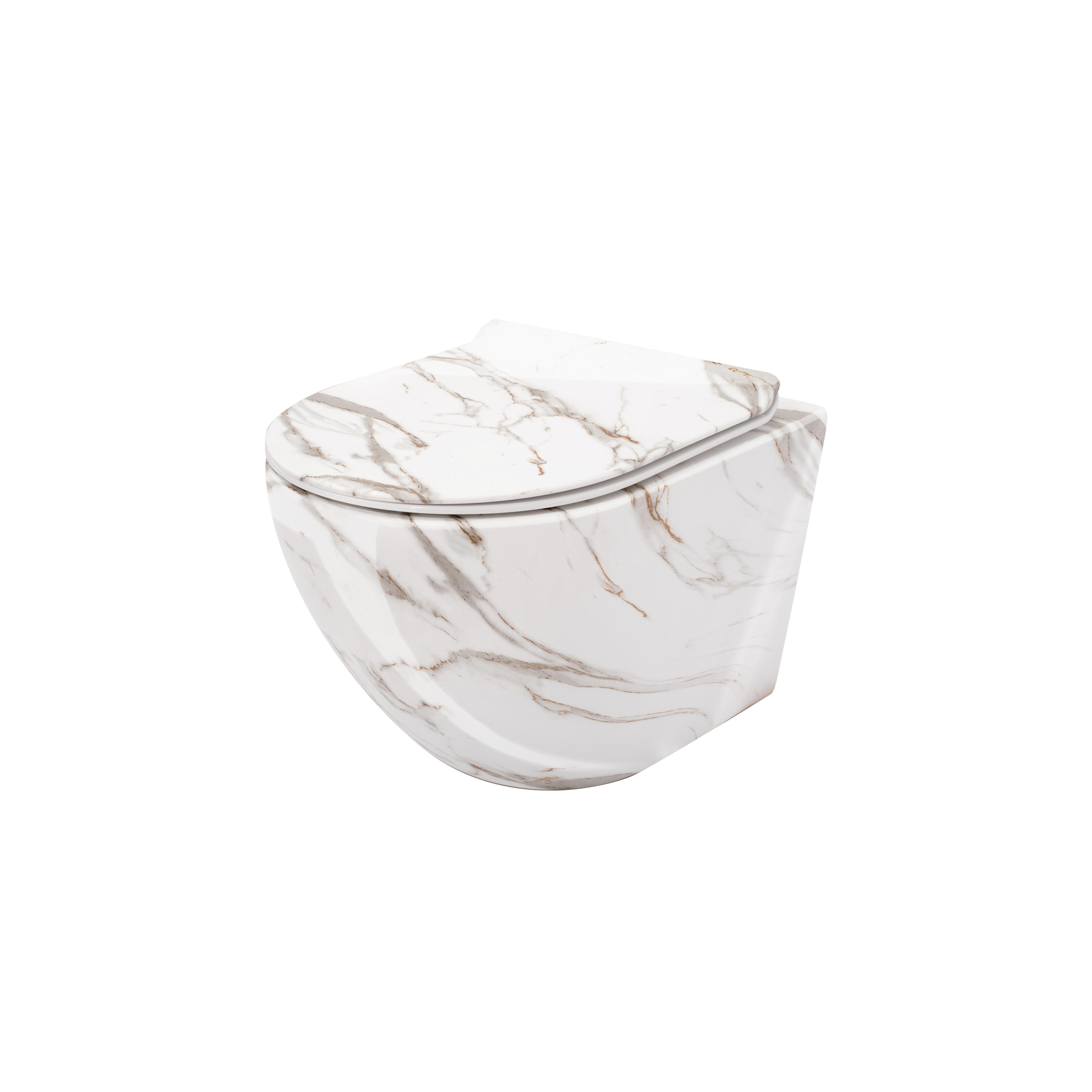 Toilet bowl Rea Carlos Slim Lava Shiny