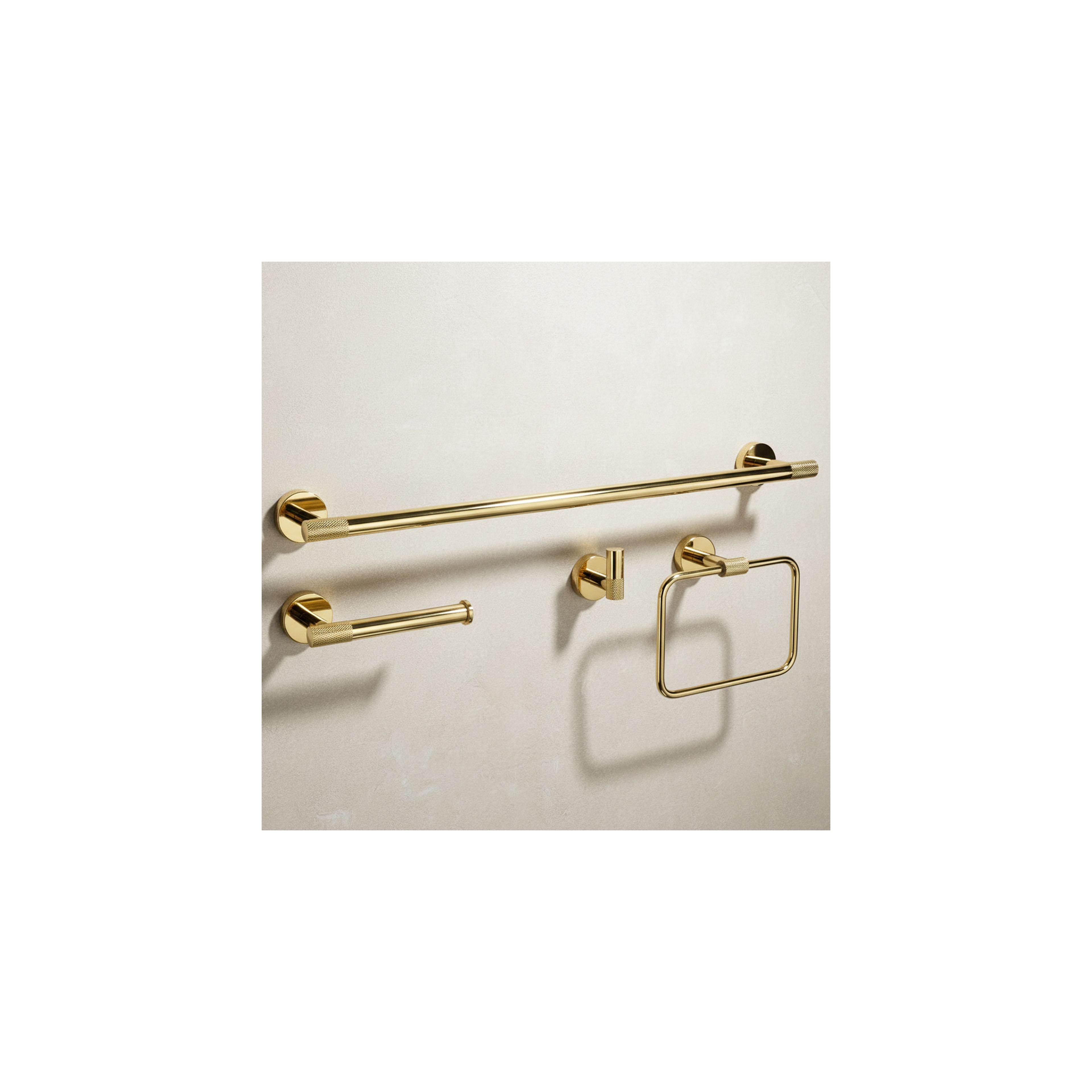 Badezimmer-Accessoire-Set GRID Gold 4-teilig