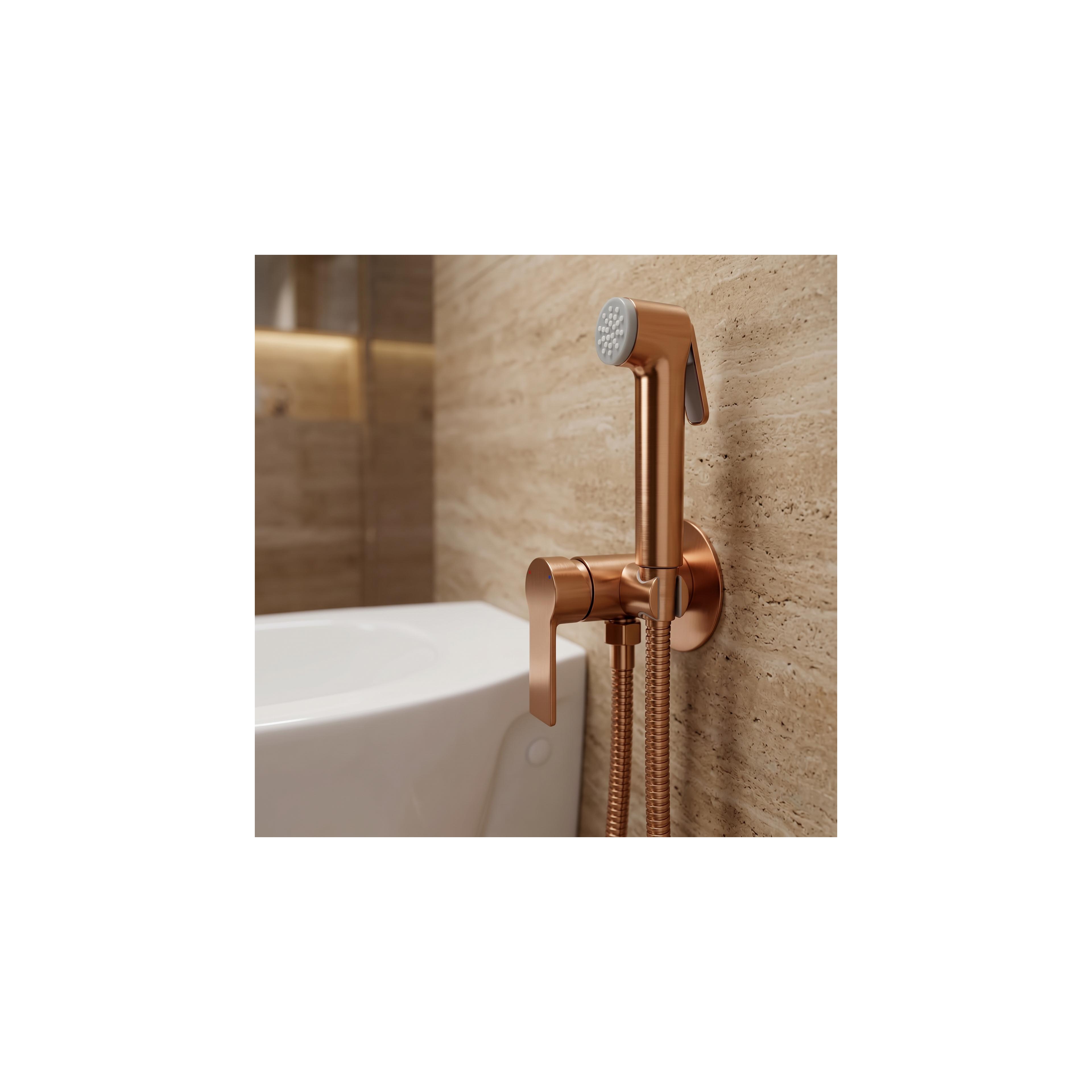 Bide maišytuvas REA Argus Brush Copper