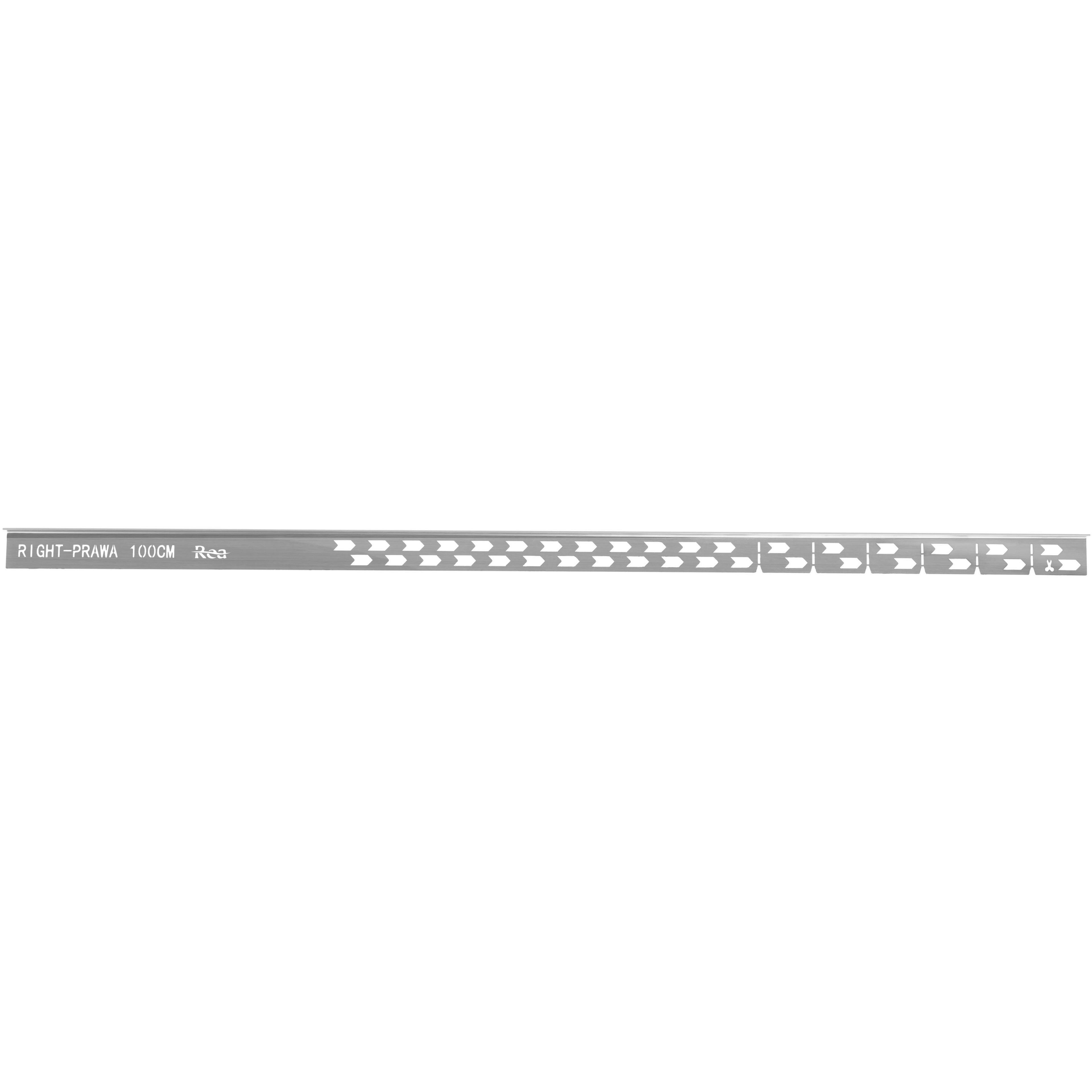 Gefälleprofil 100cm Brush nickel