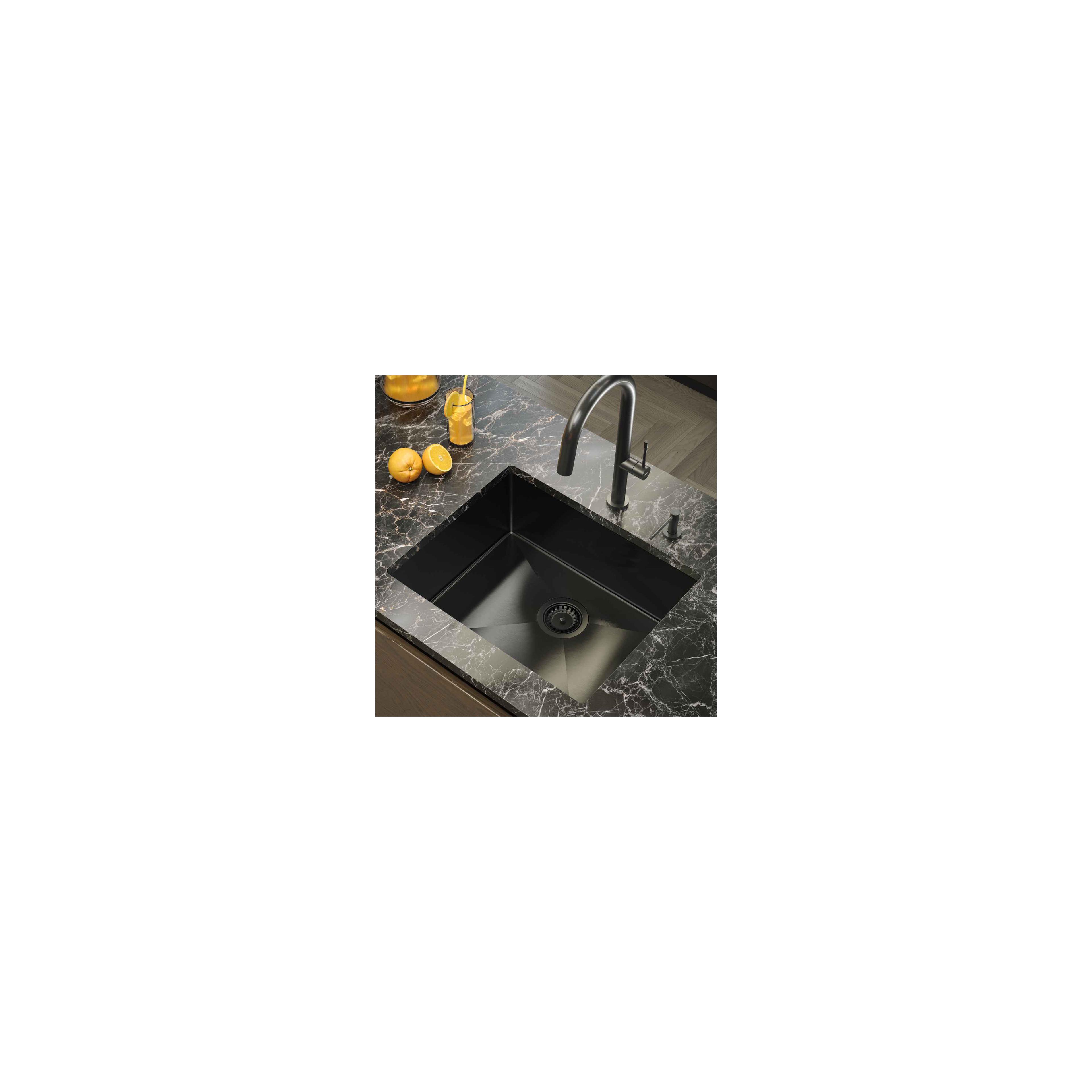 Stainless steel sink ANTHONY 60 GRAPHITE