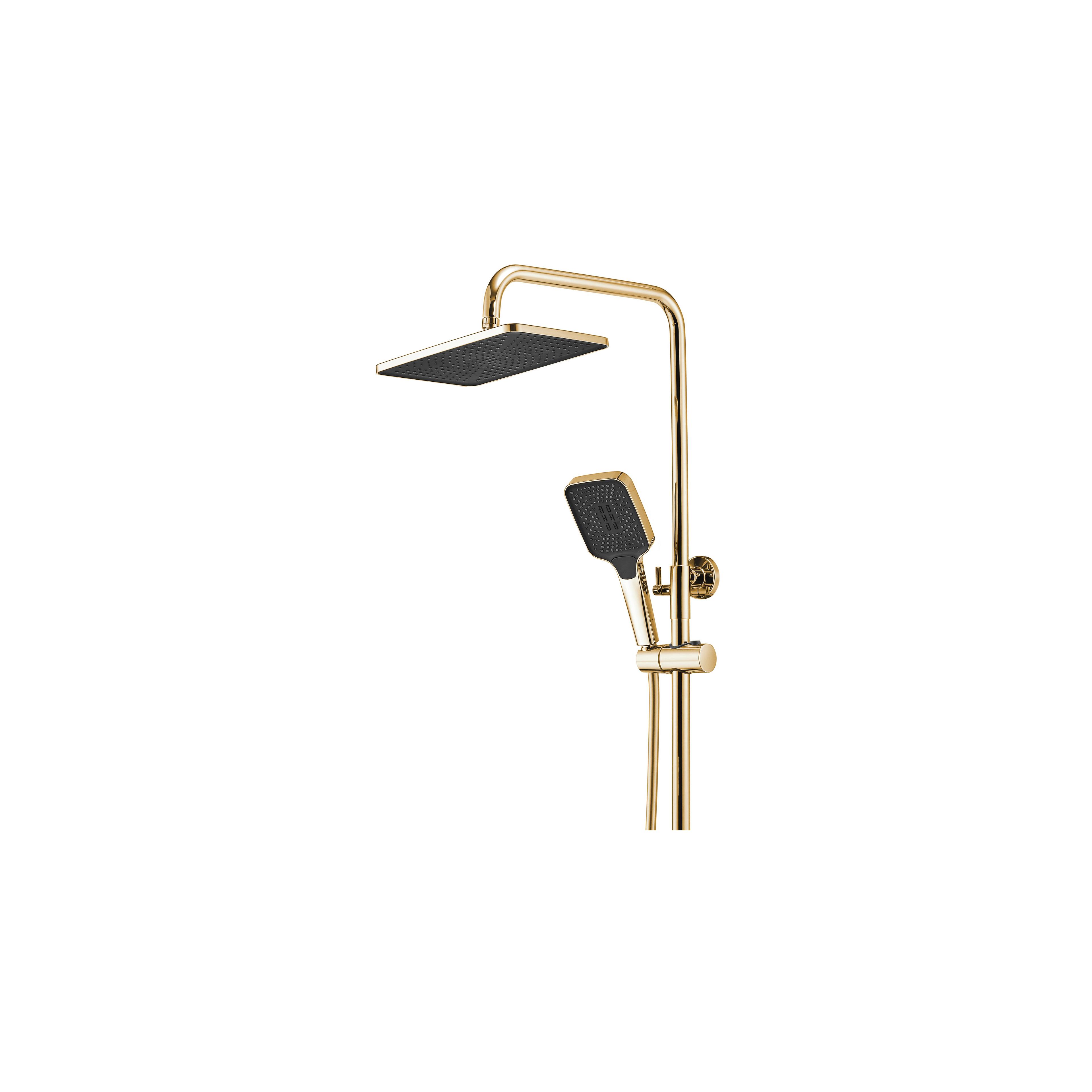 Duschgarnitur mit Thermostat REA ROB Gold