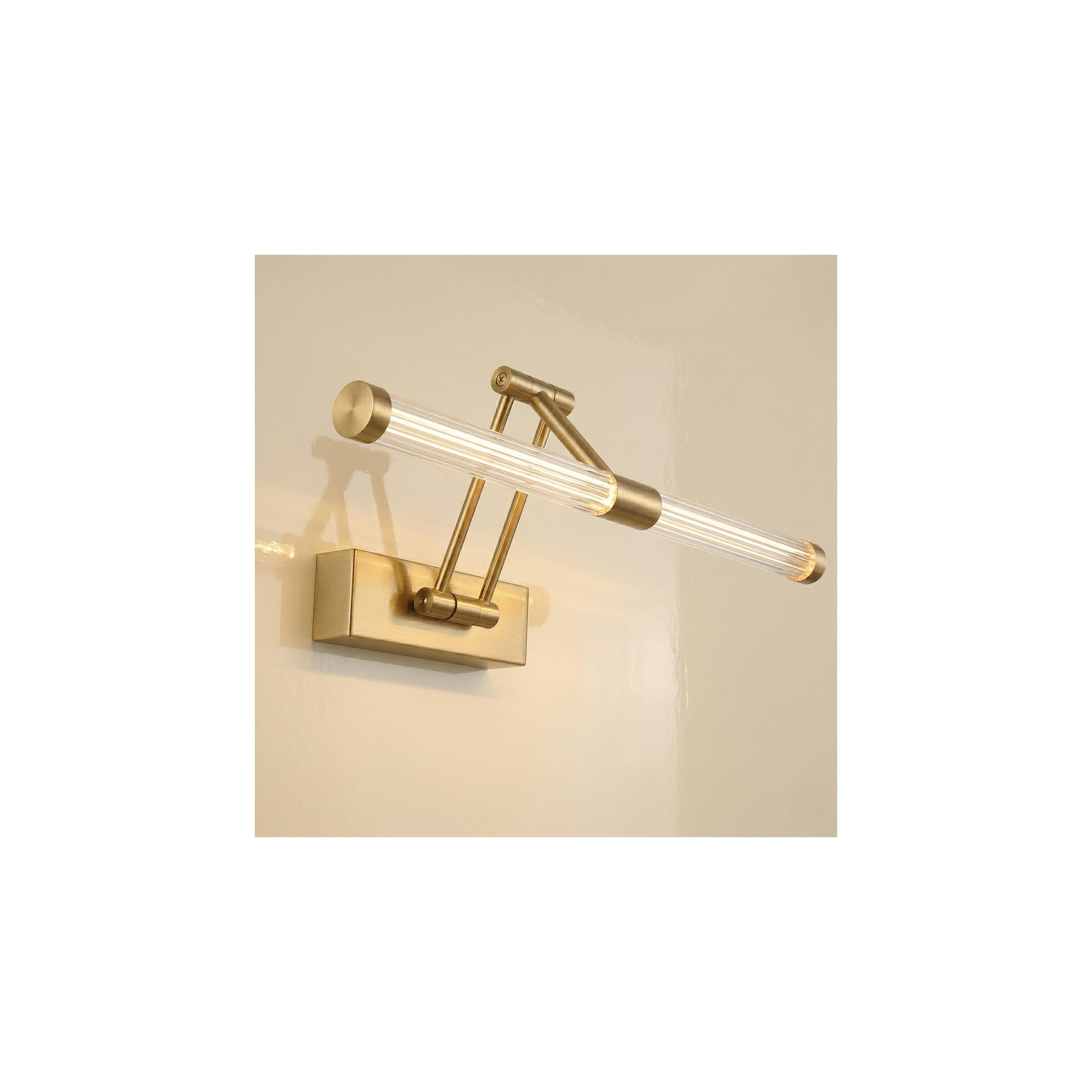 Koupelnové nástěnné LED svítidlo APP1899-1W 40cm BRUSH GOLD