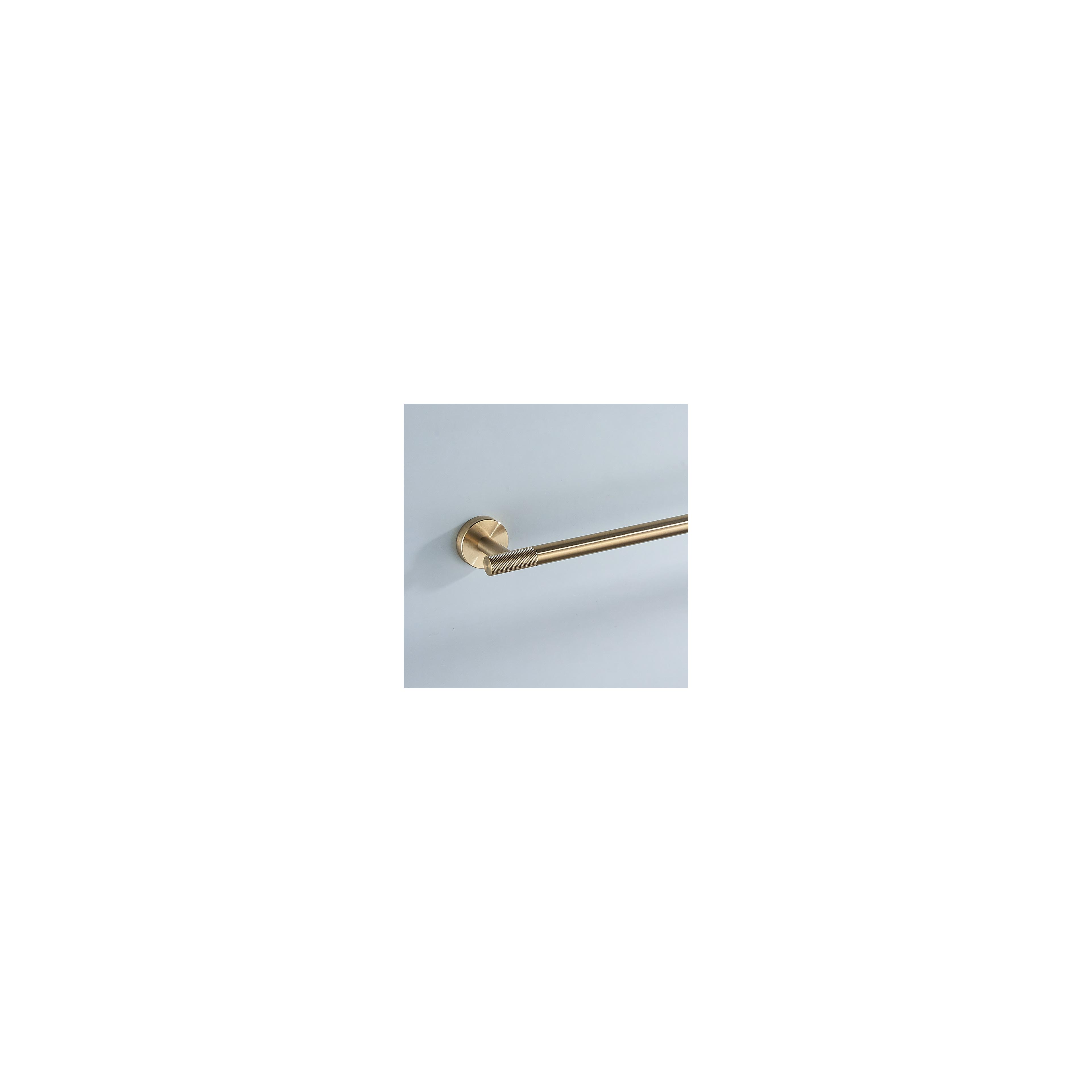 Enkel handdukshängare 6603 Modern Borstad Guld