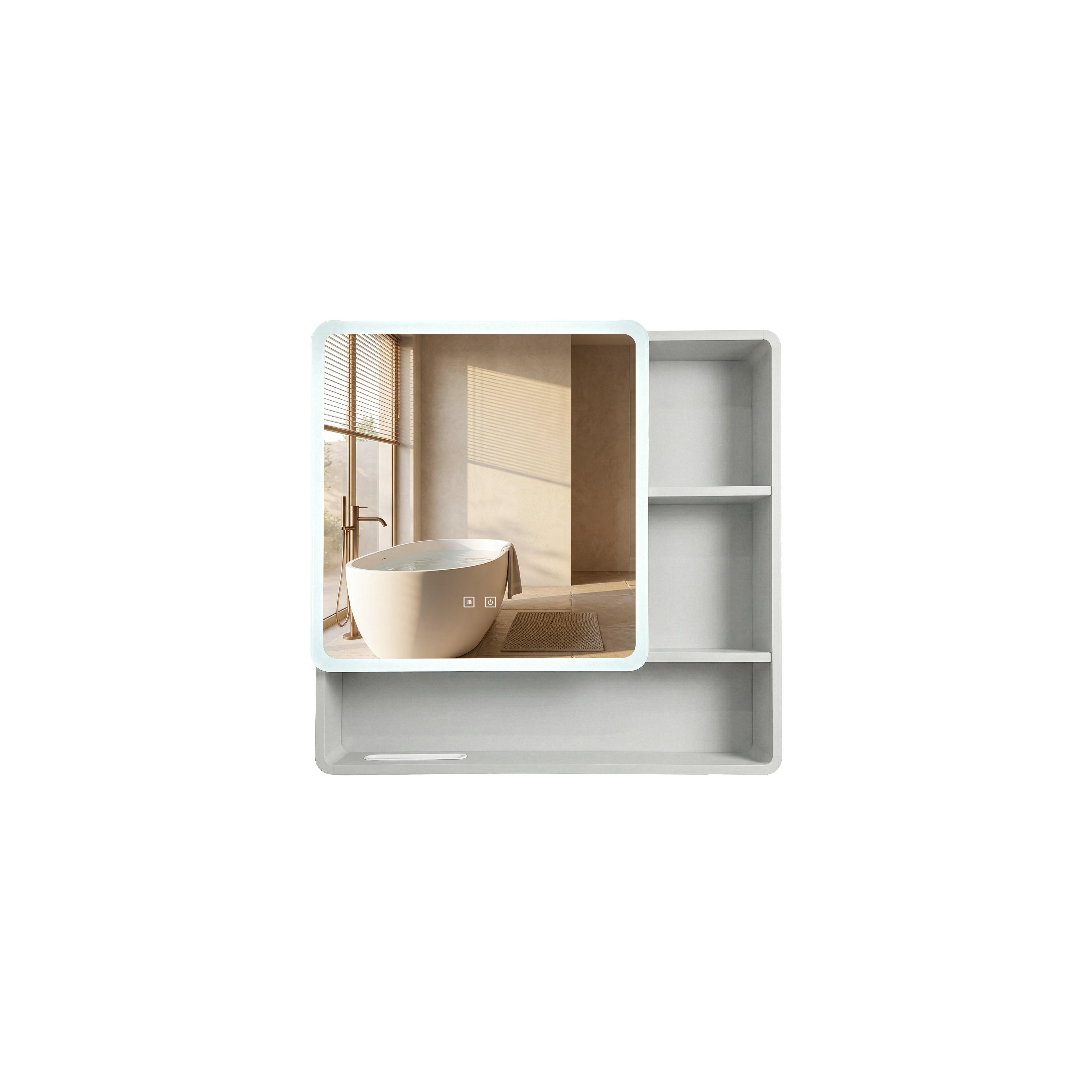 LED mirror cabinet M1016-70 70x65