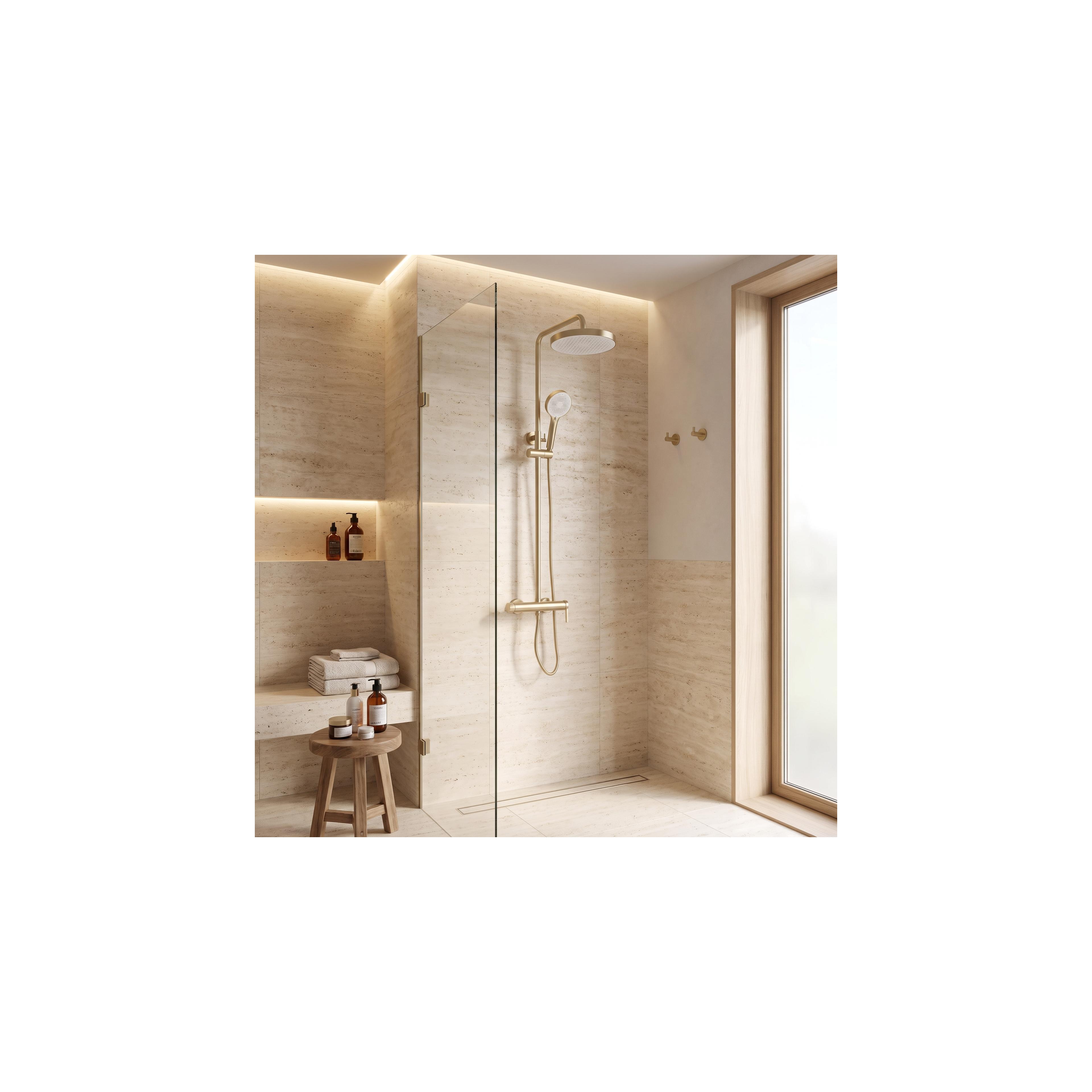 Shower set Rea Grace Brush Gold