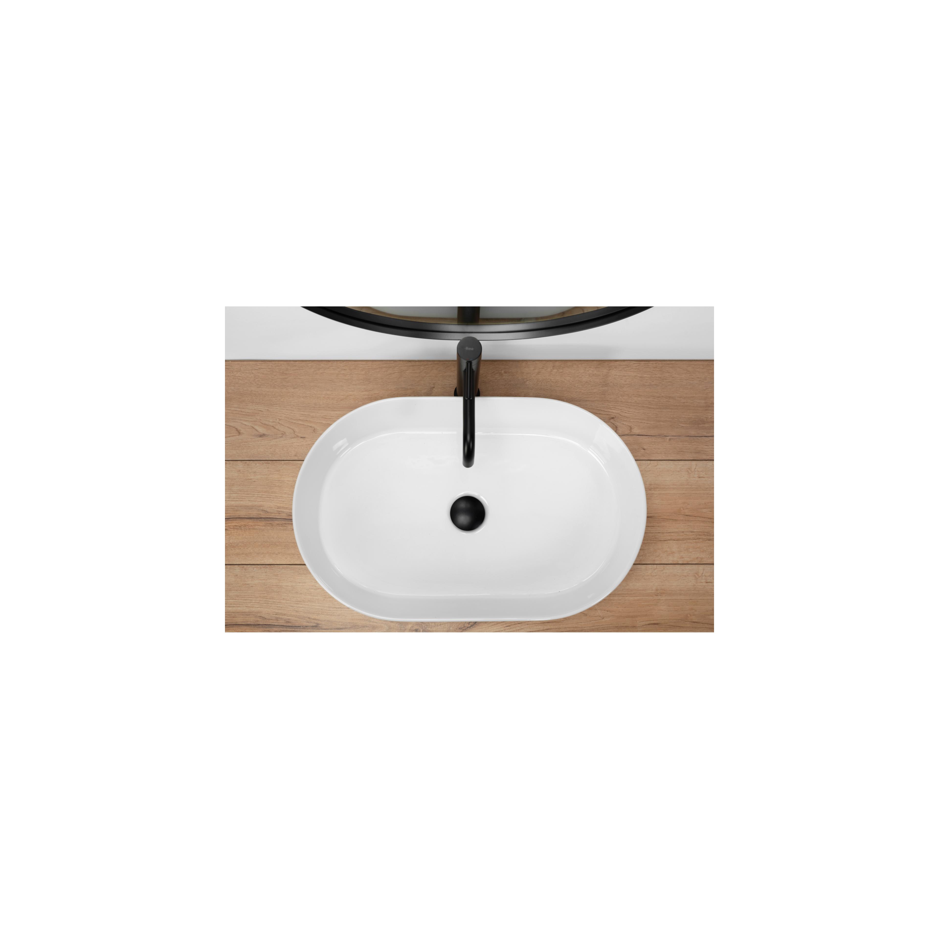 Ceramic Countertop Basin Rea Nadia 60