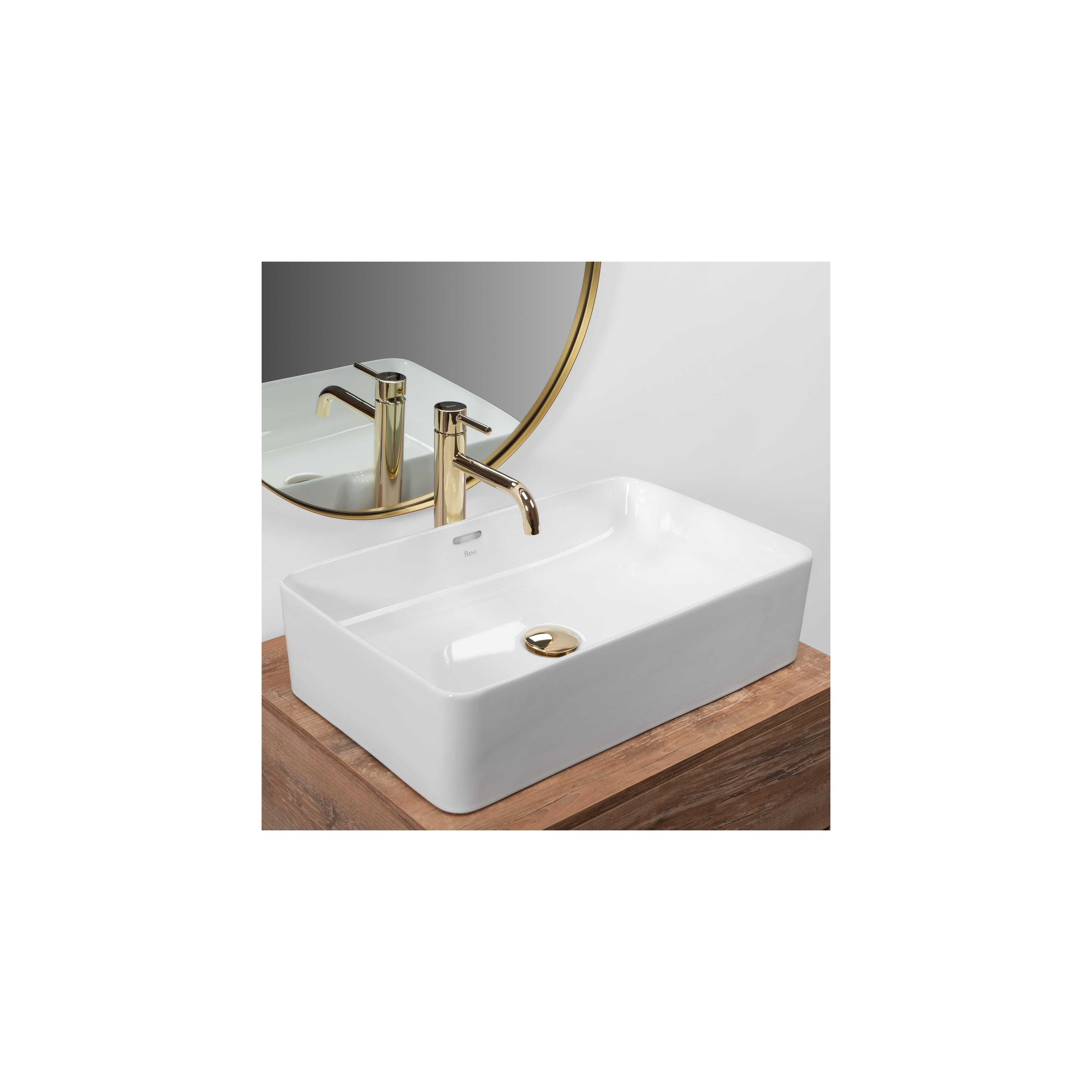 Aufsatzwaschbecken Rea Berta 55 White