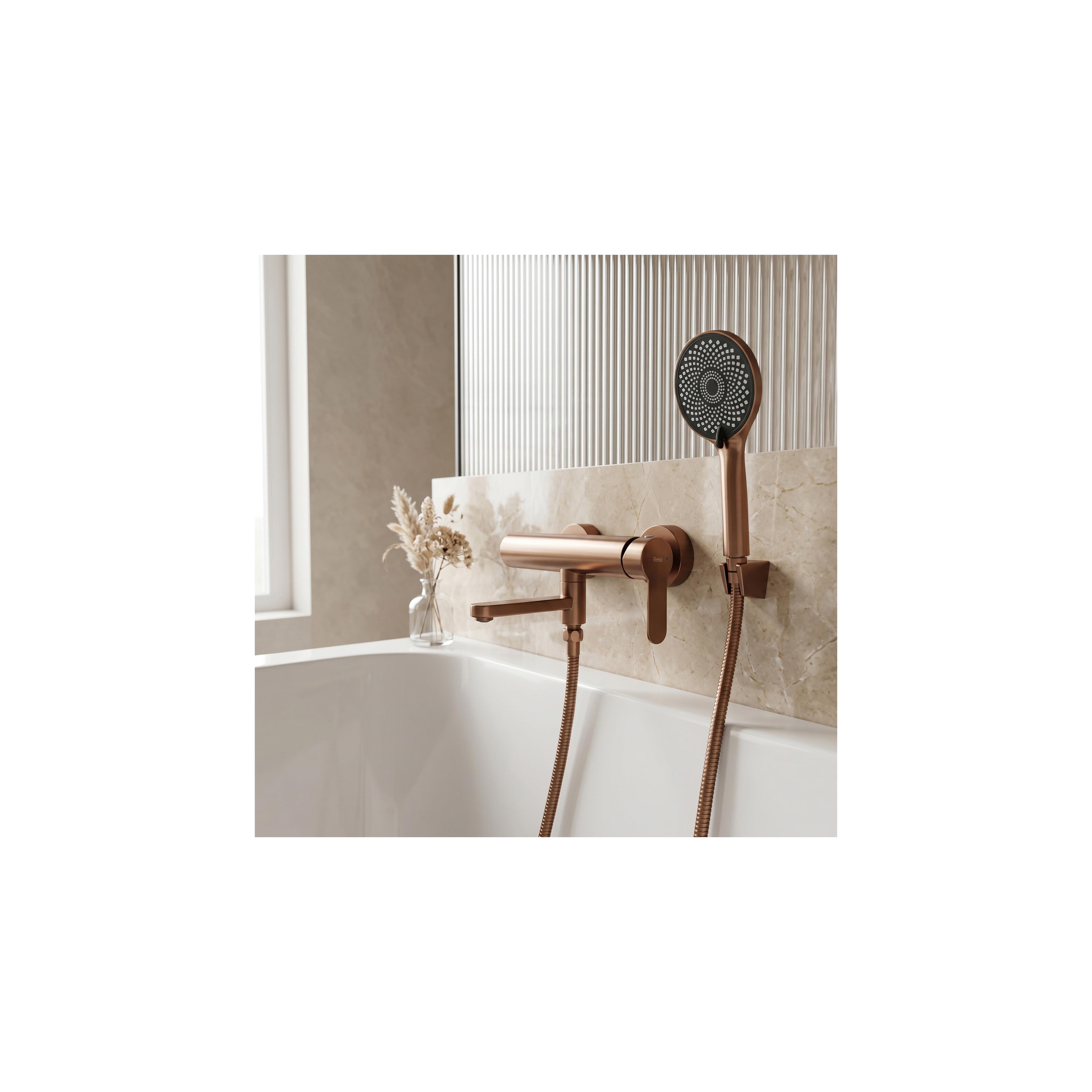 Wannenarmatur Rea Arcos Brushed Copper