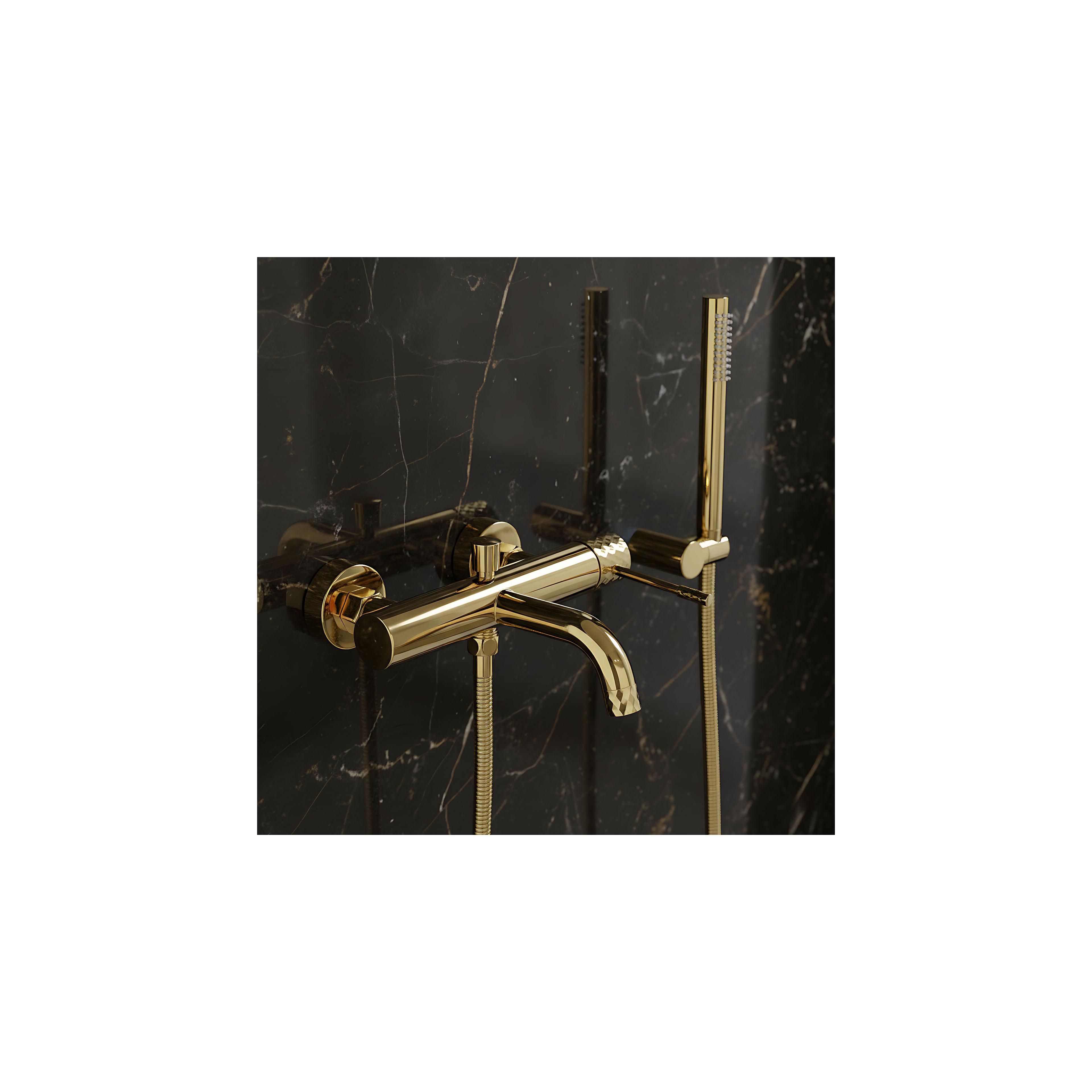 Bathroom faucet Rea Lungo Diamond Gold