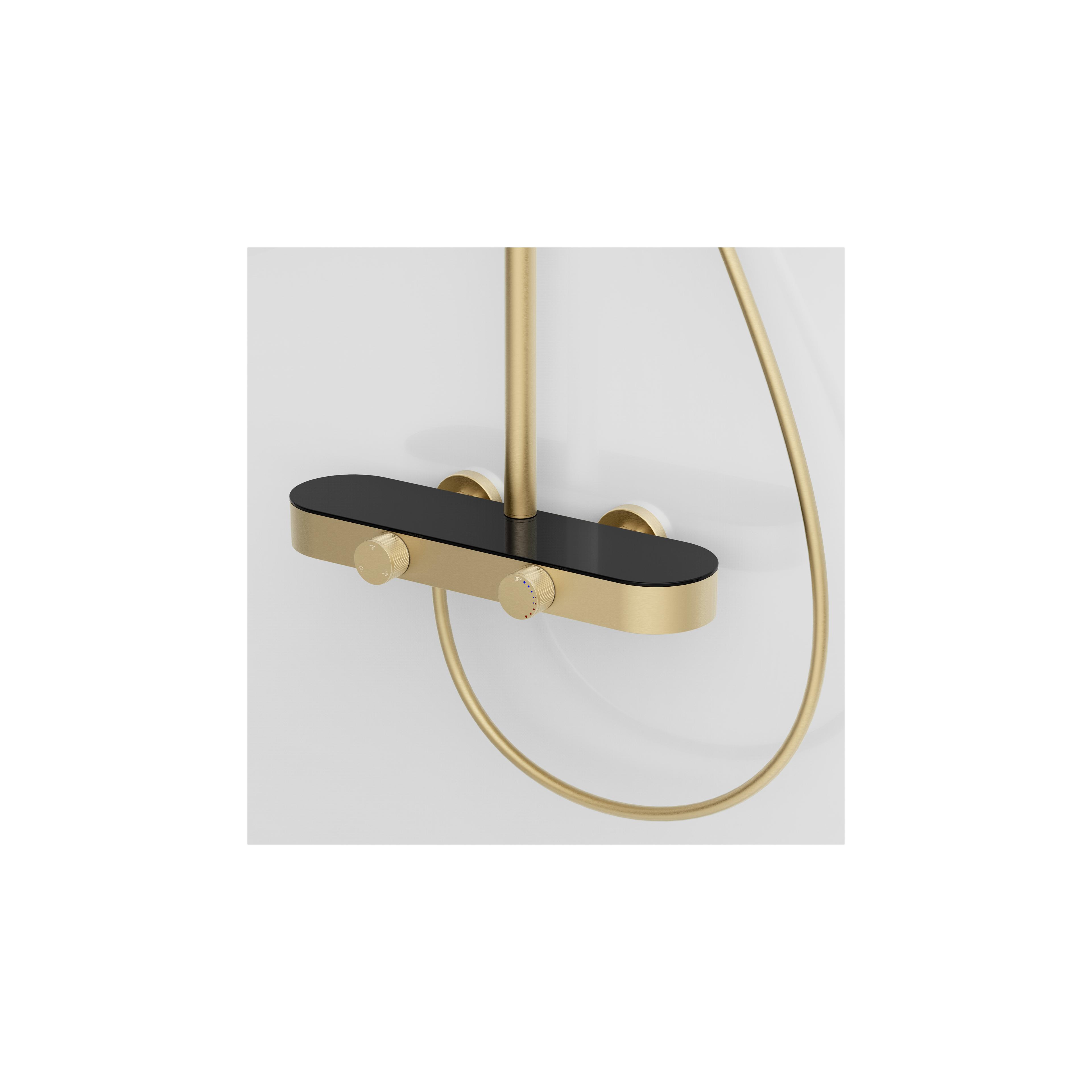 Duschgarnitur Rea Creo Brush Gold