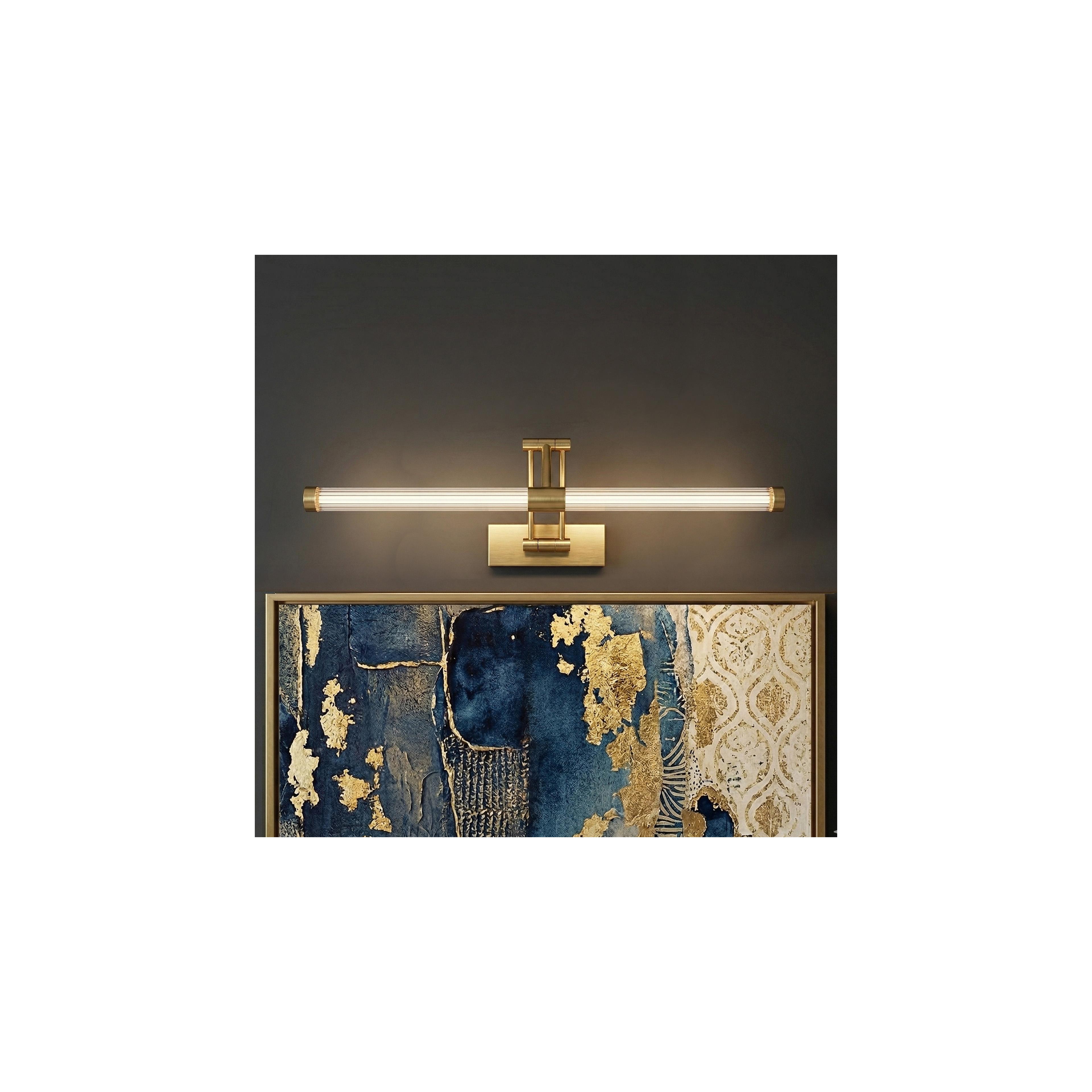 Koupelnové nástěnné LED svítidlo APP1900-1W 60cm BRUSH GOLD