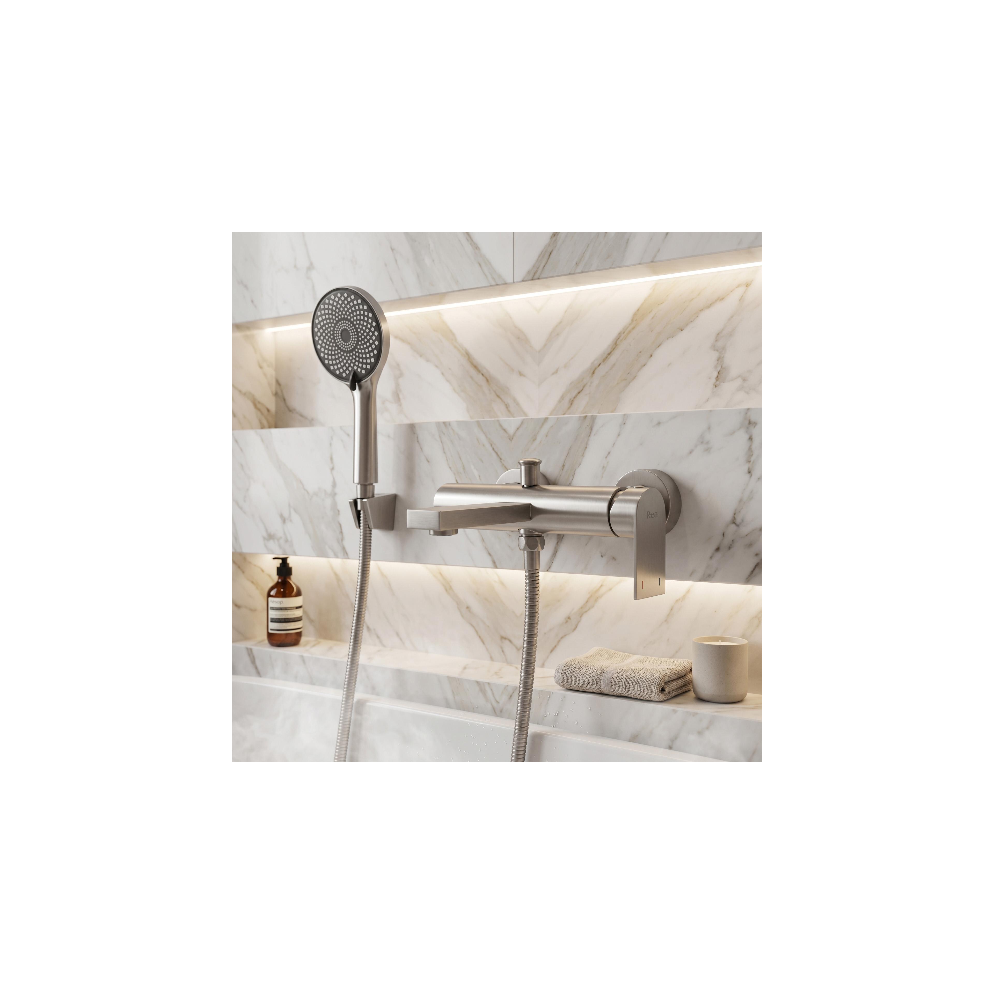 Badewannenarmatur REA Hunter Brush Nickle