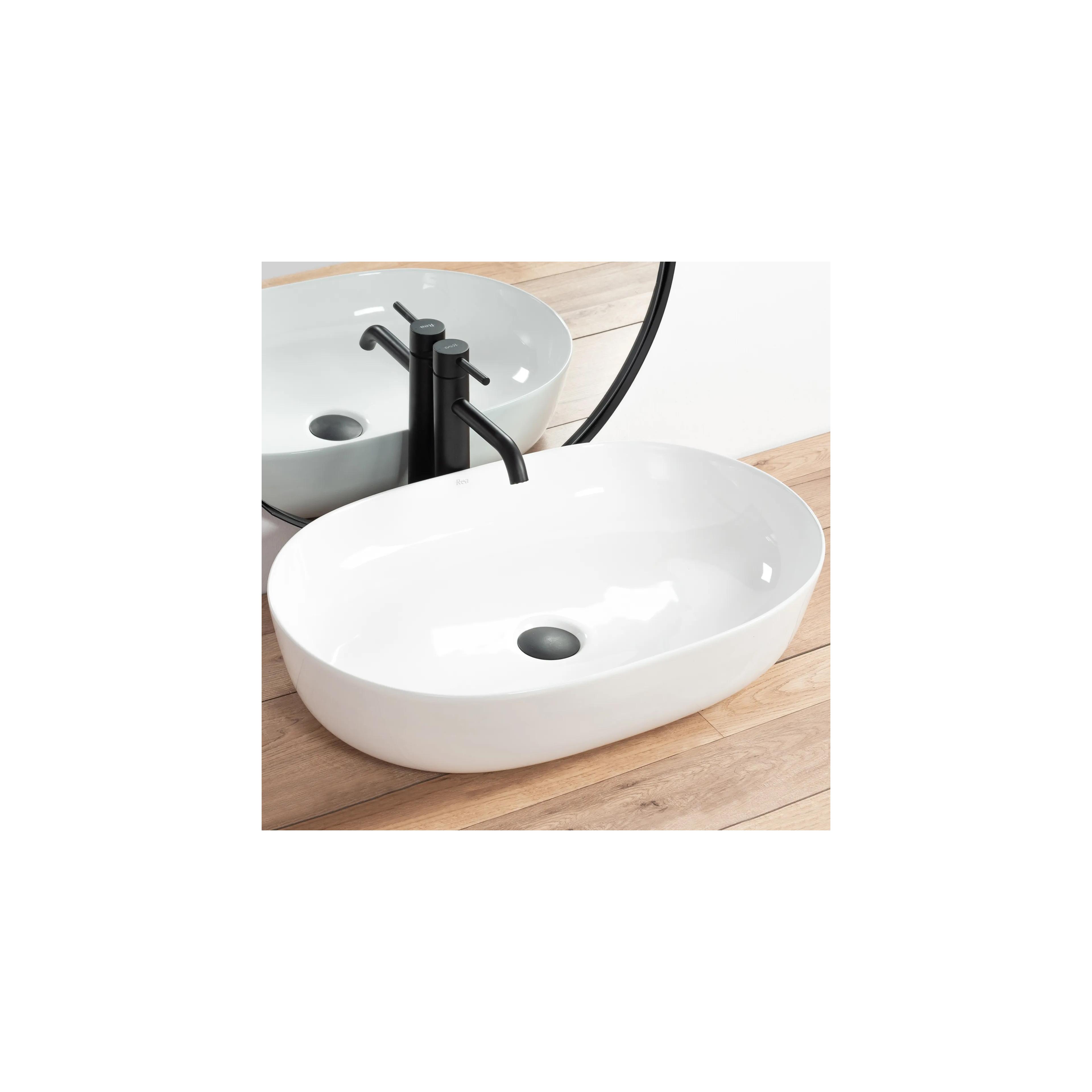 Aufsatzwaschbecken CLEO white – REA