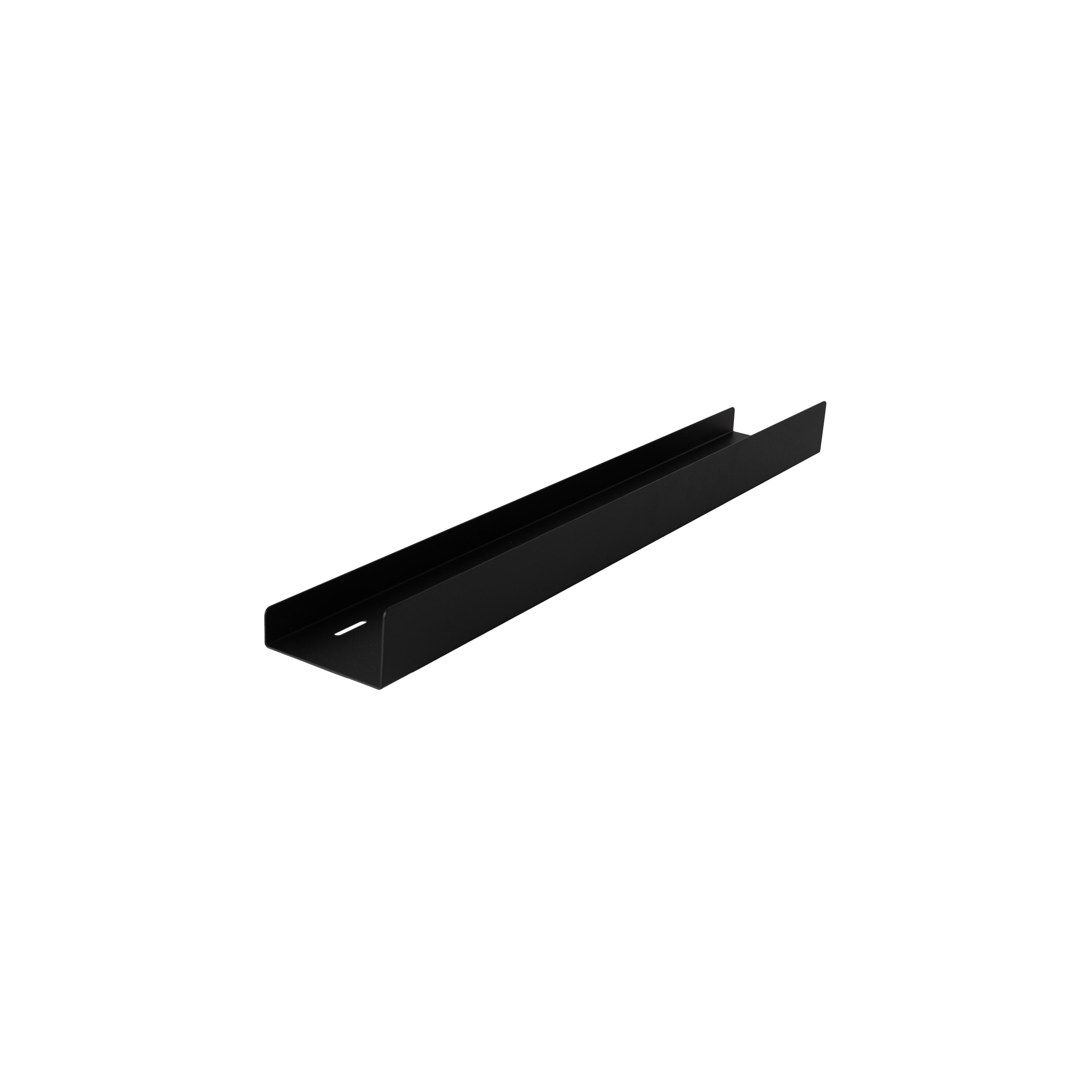 Bathroom shelf SF04 60cm black matt