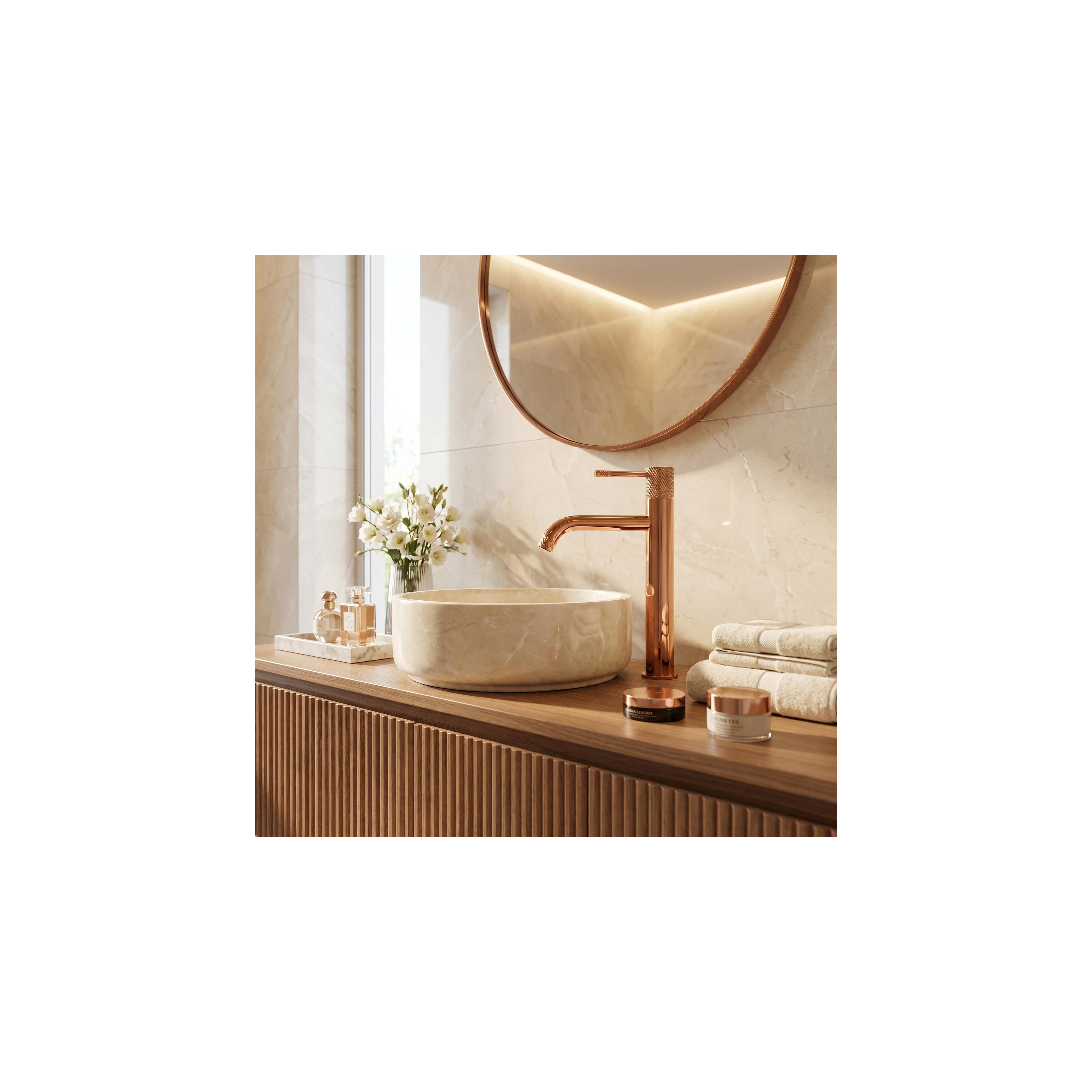 Waschbeckenarmatur Rea  Venti Copper high