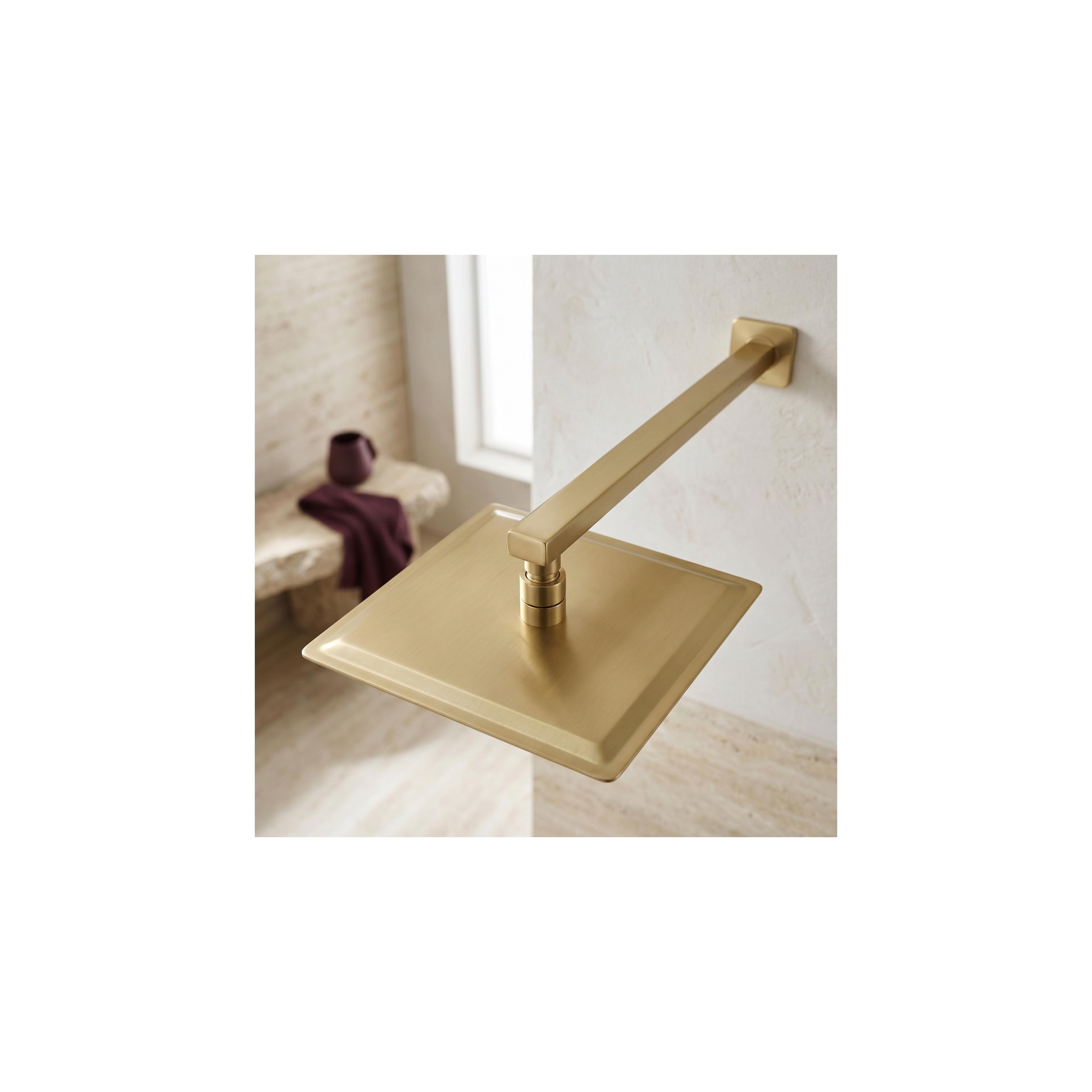 Deszczownica kwadratowa REA JS-P015BG 25cm Złota Szczotkowana