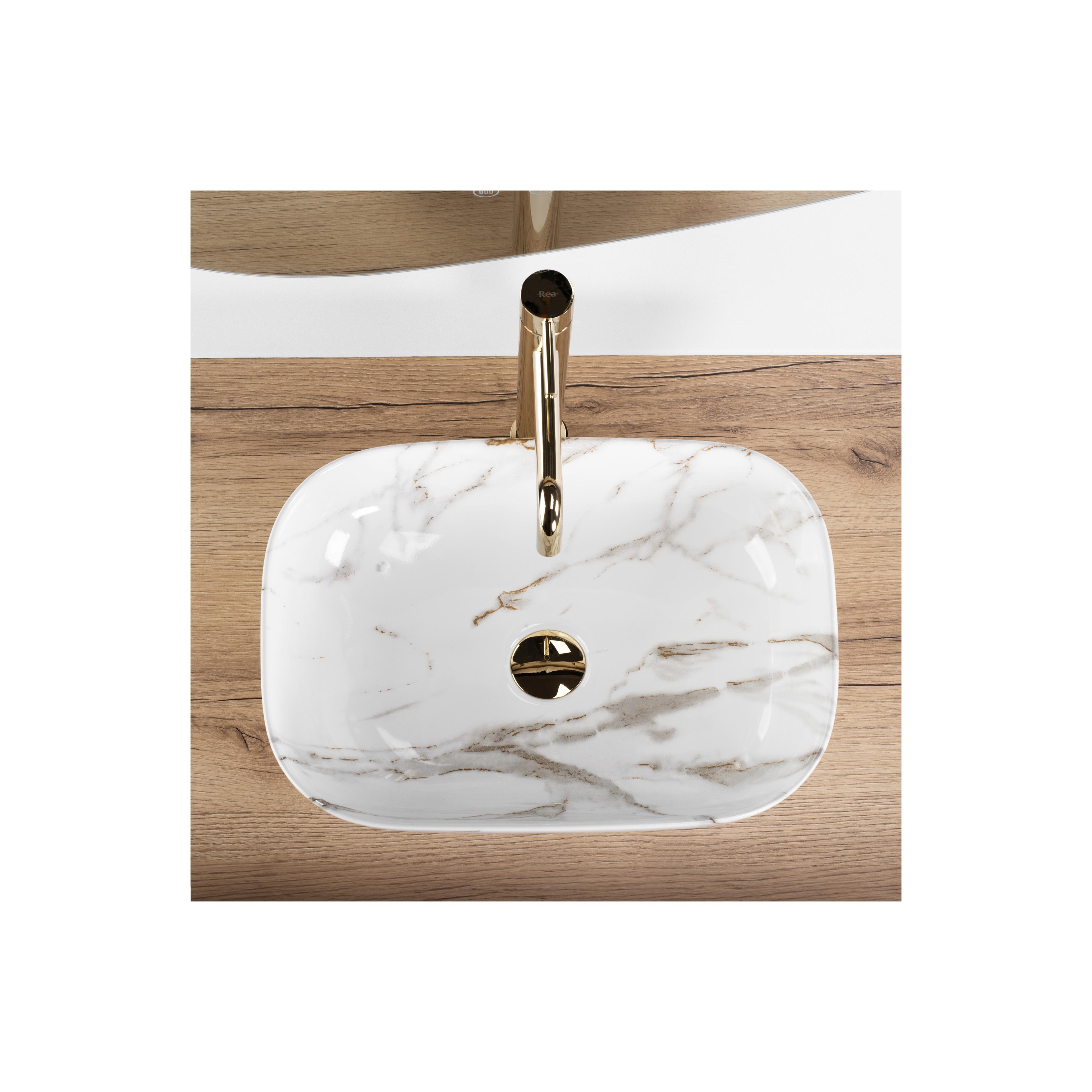 Countertop Basin Rea Belinda Aiax Marble