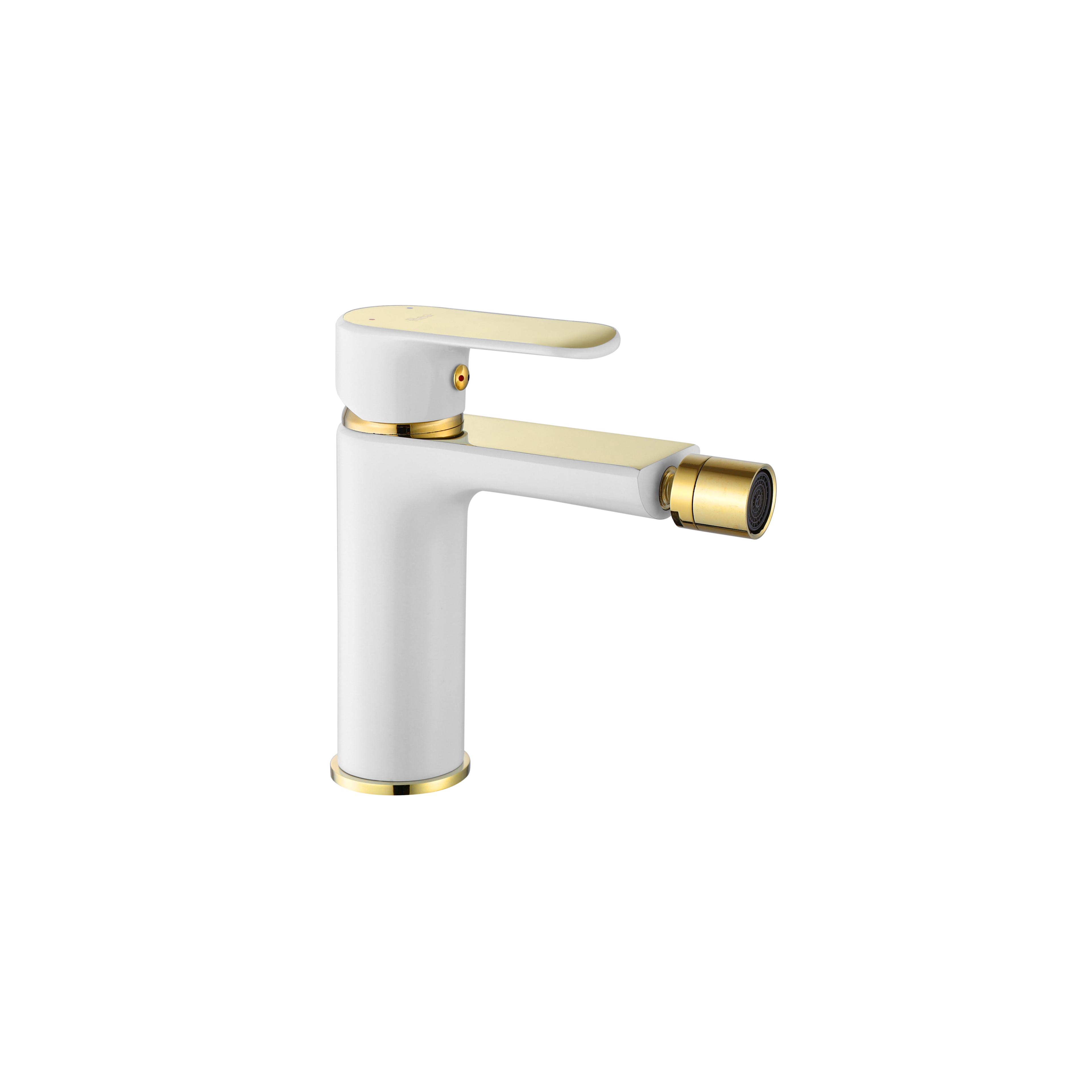 Bidetarmatur Rea Bloom White gold