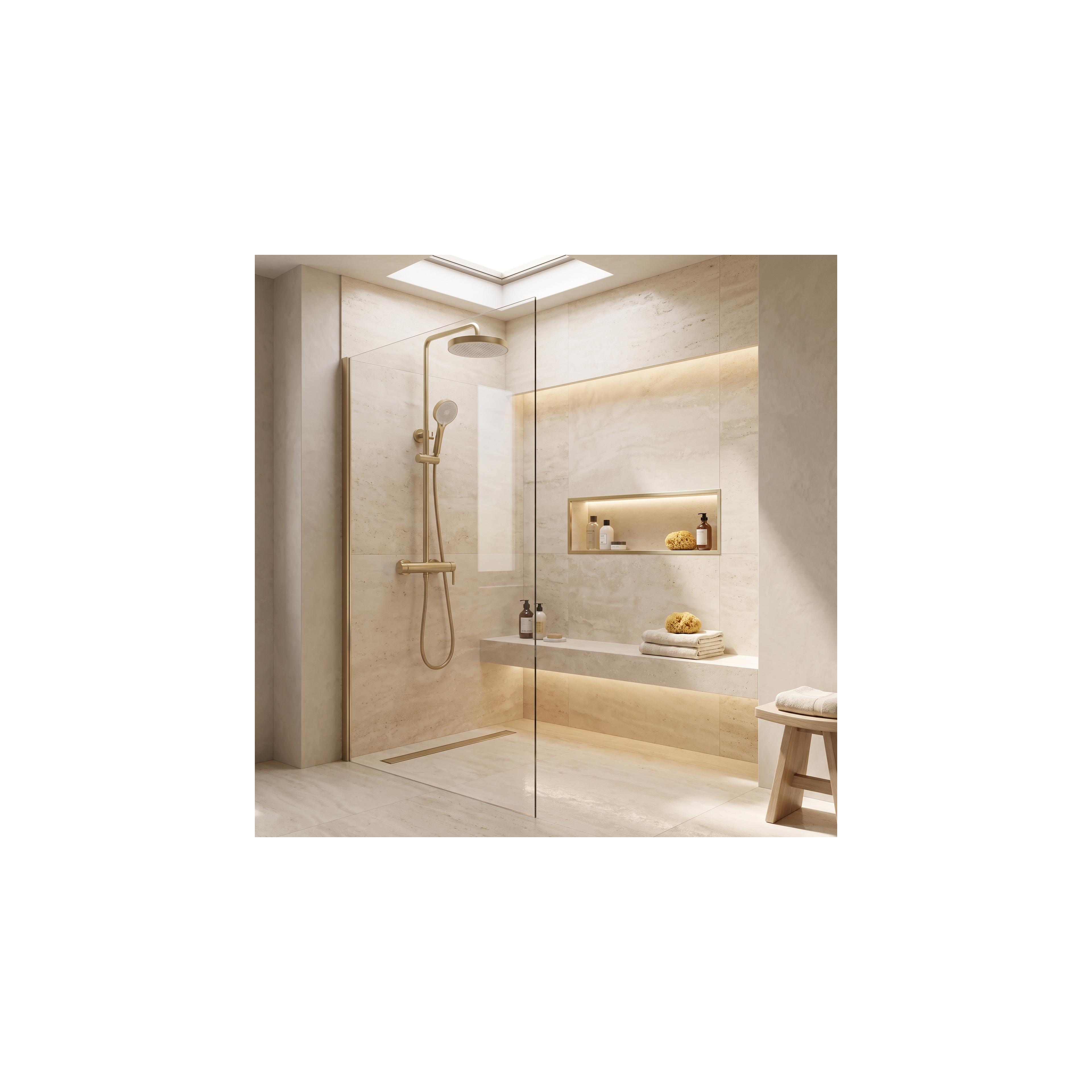 Shower set Rea Grace Brush Gold