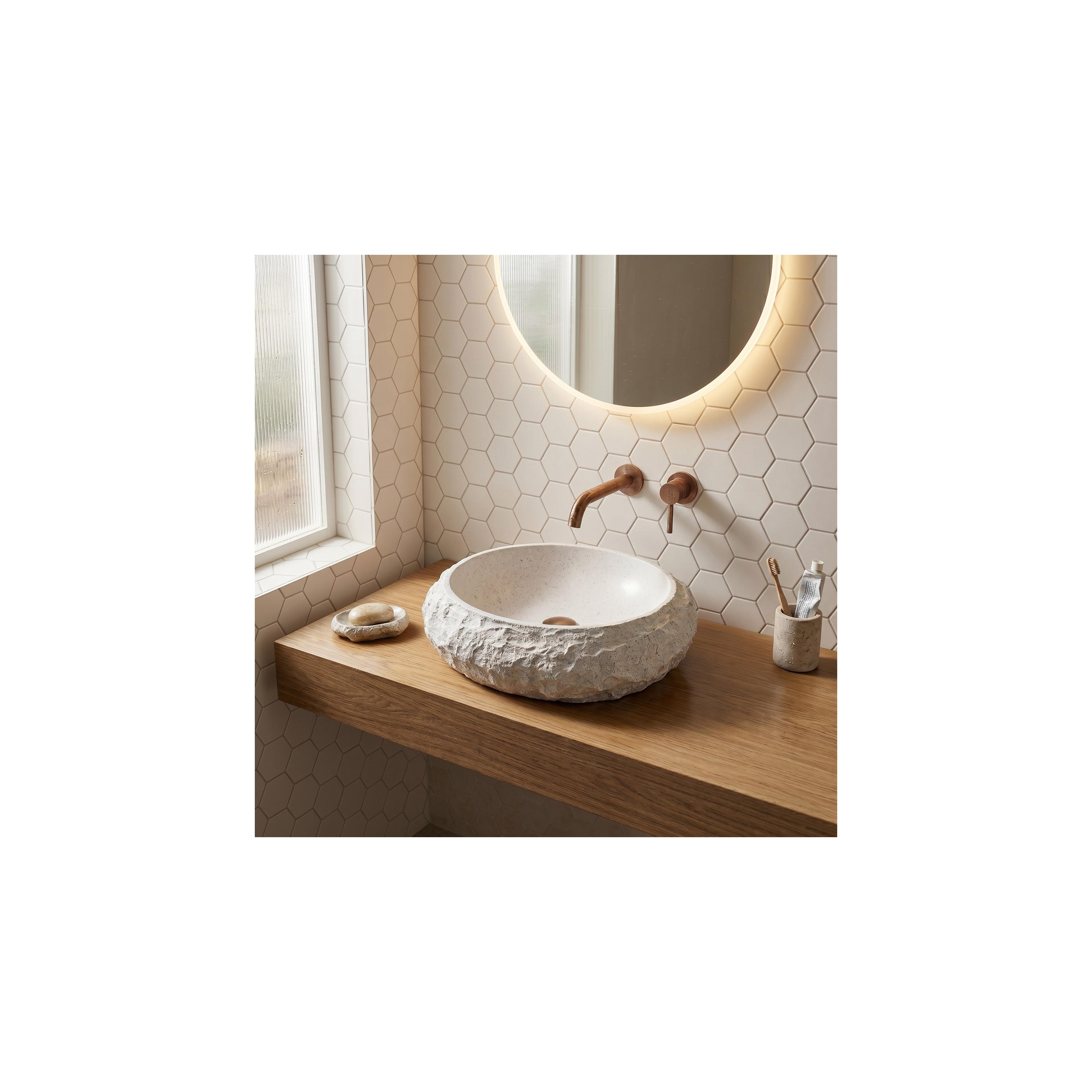 Aufsatzwaschbecken Rea Mika Light Grey